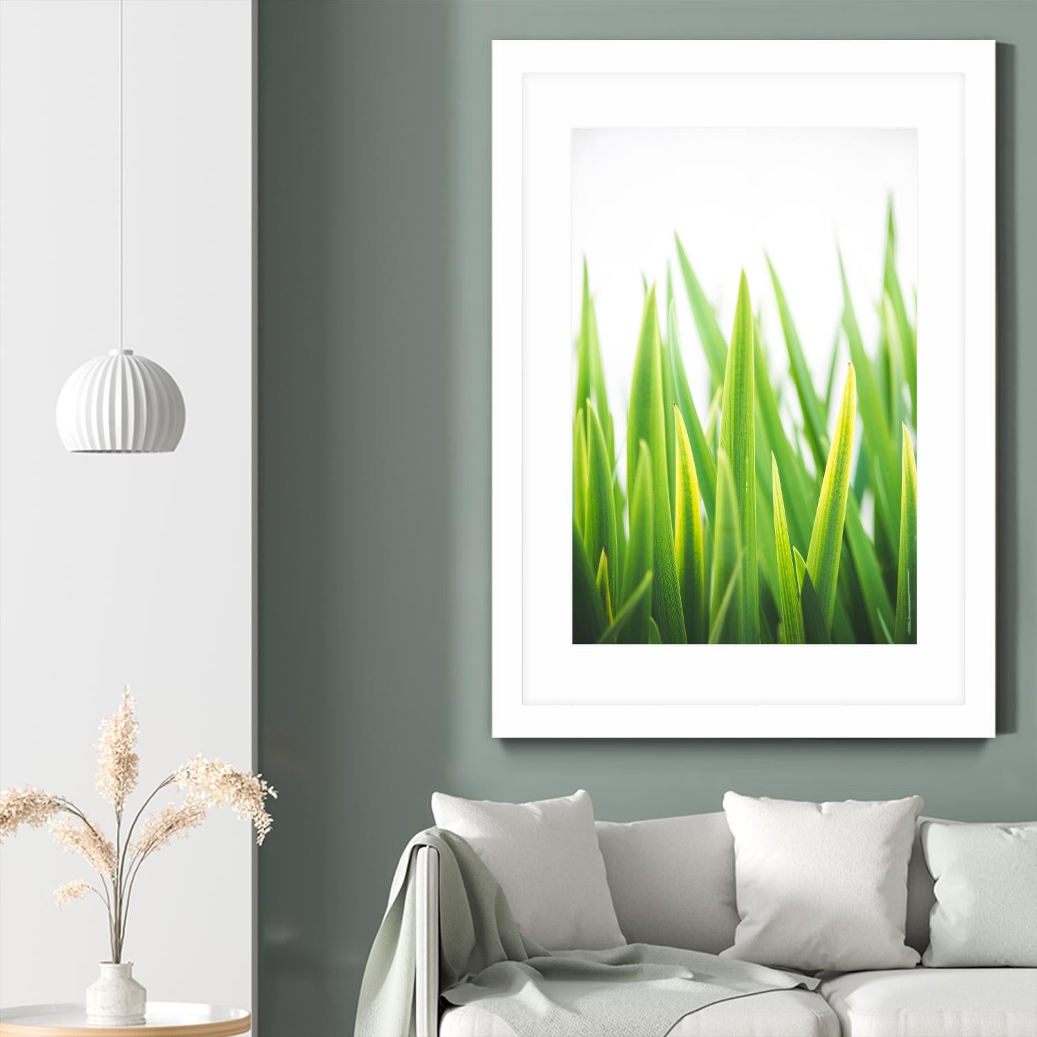 Blades of Green No. 2 by Sonja Quintero on GIANT ART - green floral/still life, photography