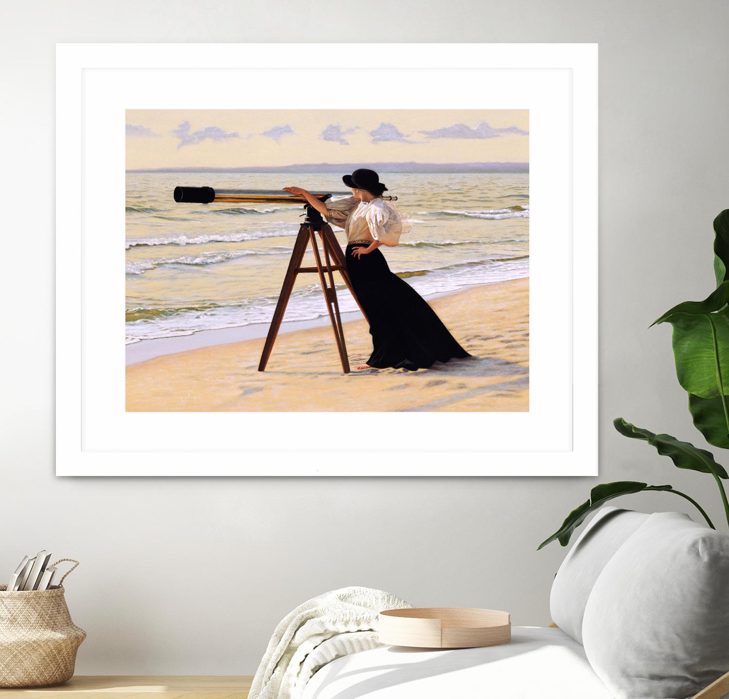 Outlook by Peter Quidley on GIANT ART - multicolor figurative; coastal