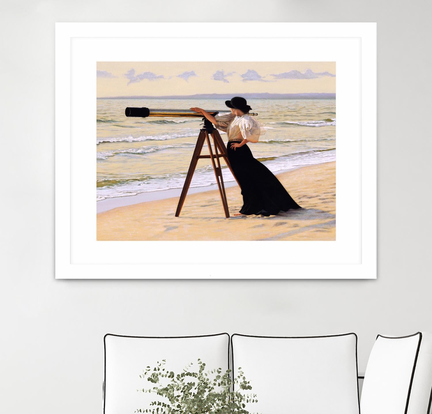 Outlook by Peter Quidley on GIANT ART - multicolor figurative; coastal