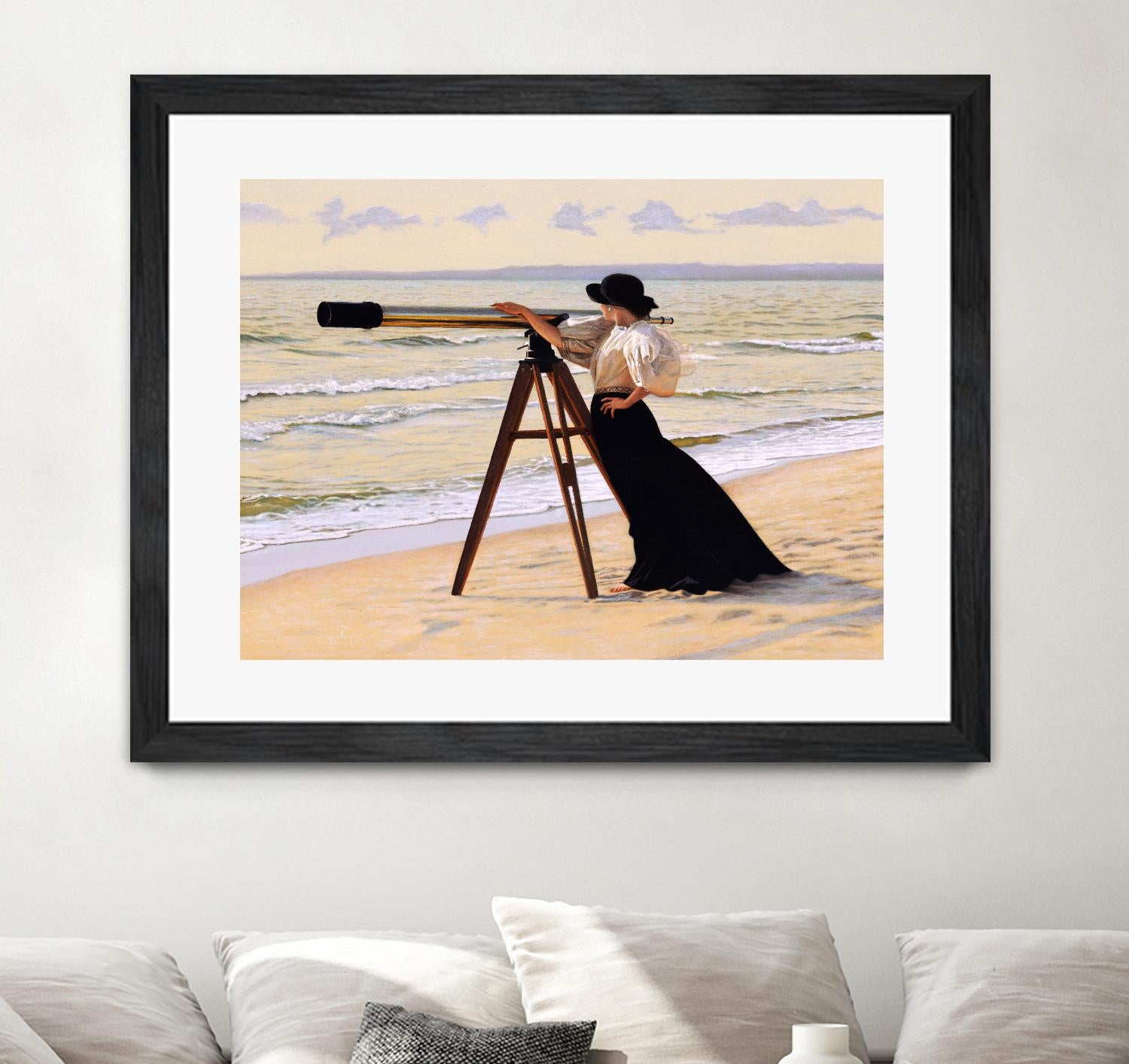 Outlook by Peter Quidley on GIANT ART - multicolor figurative; coastal