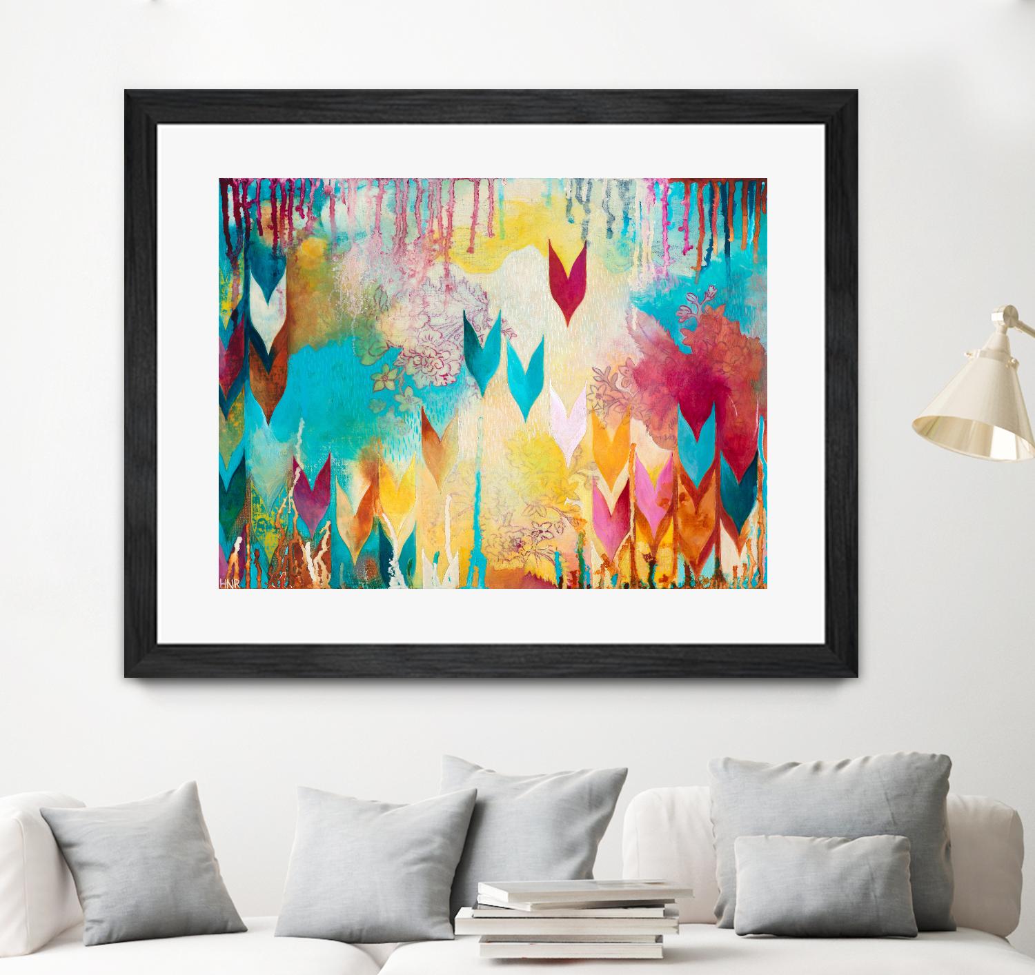 Life is Good by Heather Noel Robinson on GIANT ART - multicolor abstracts; contemporary