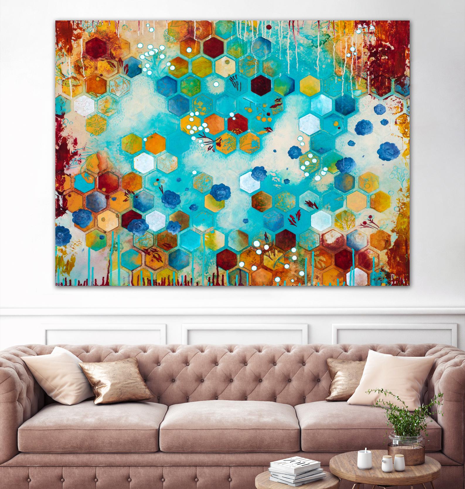 Scattered by Heather Noel Robinson on GIANT ART - multicolor abstracts; contemporary