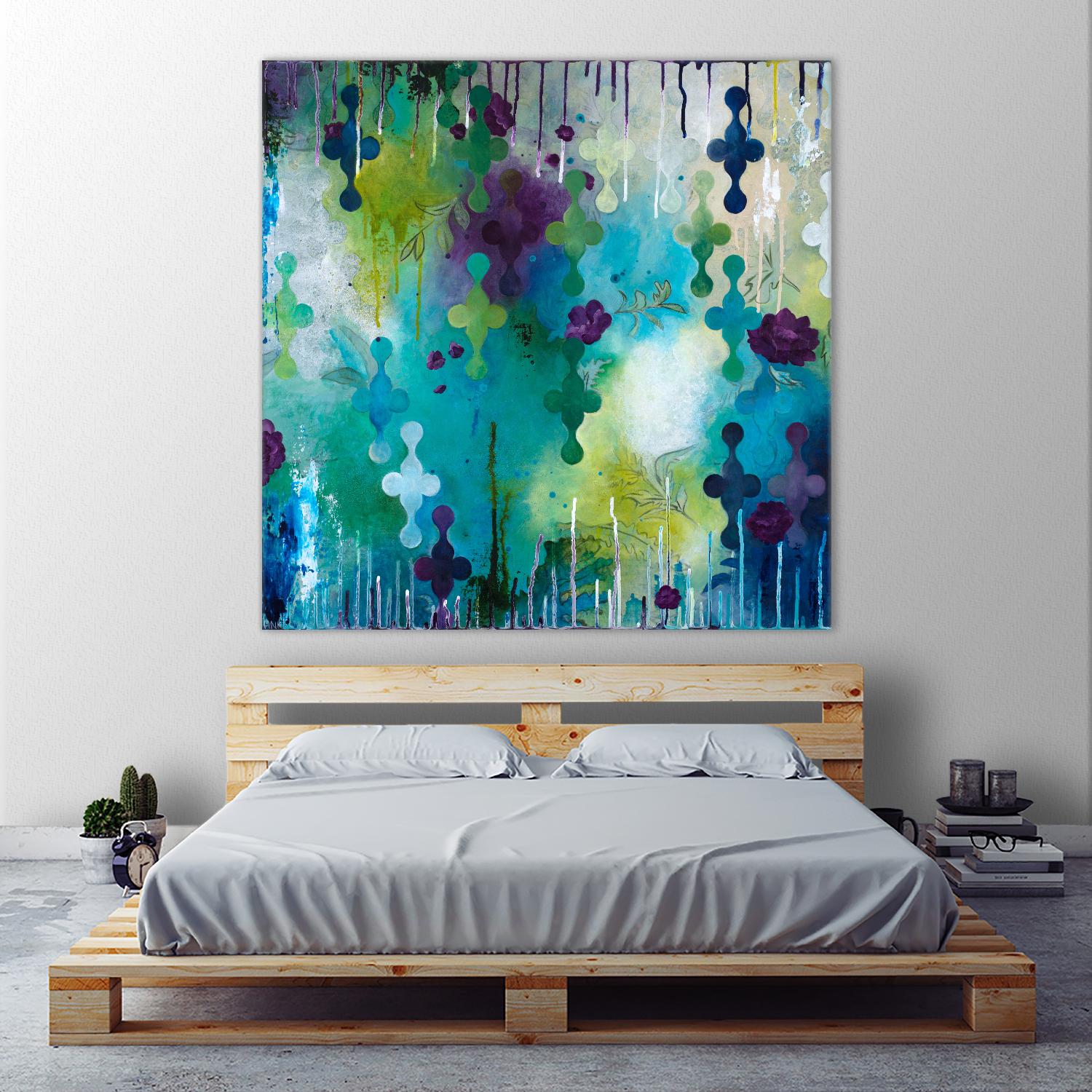 Seafoam Storm One by Heather Noel Robinson on GIANT ART - multicolor abstracts; contemporary