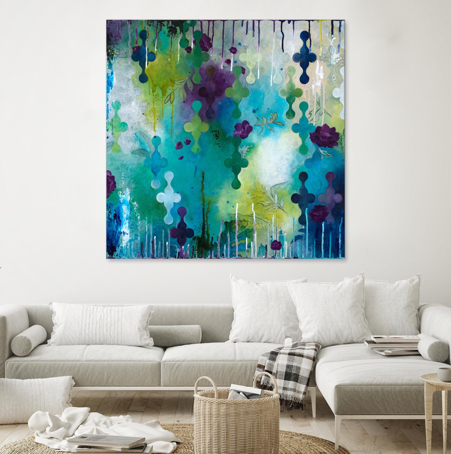 Seafoam Storm One by Heather Noel Robinson on GIANT ART - multicolor abstracts; contemporary