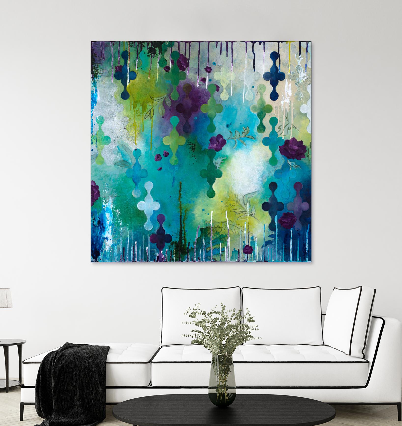 Seafoam Storm One by Heather Noel Robinson on GIANT ART - multicolor abstracts; contemporary