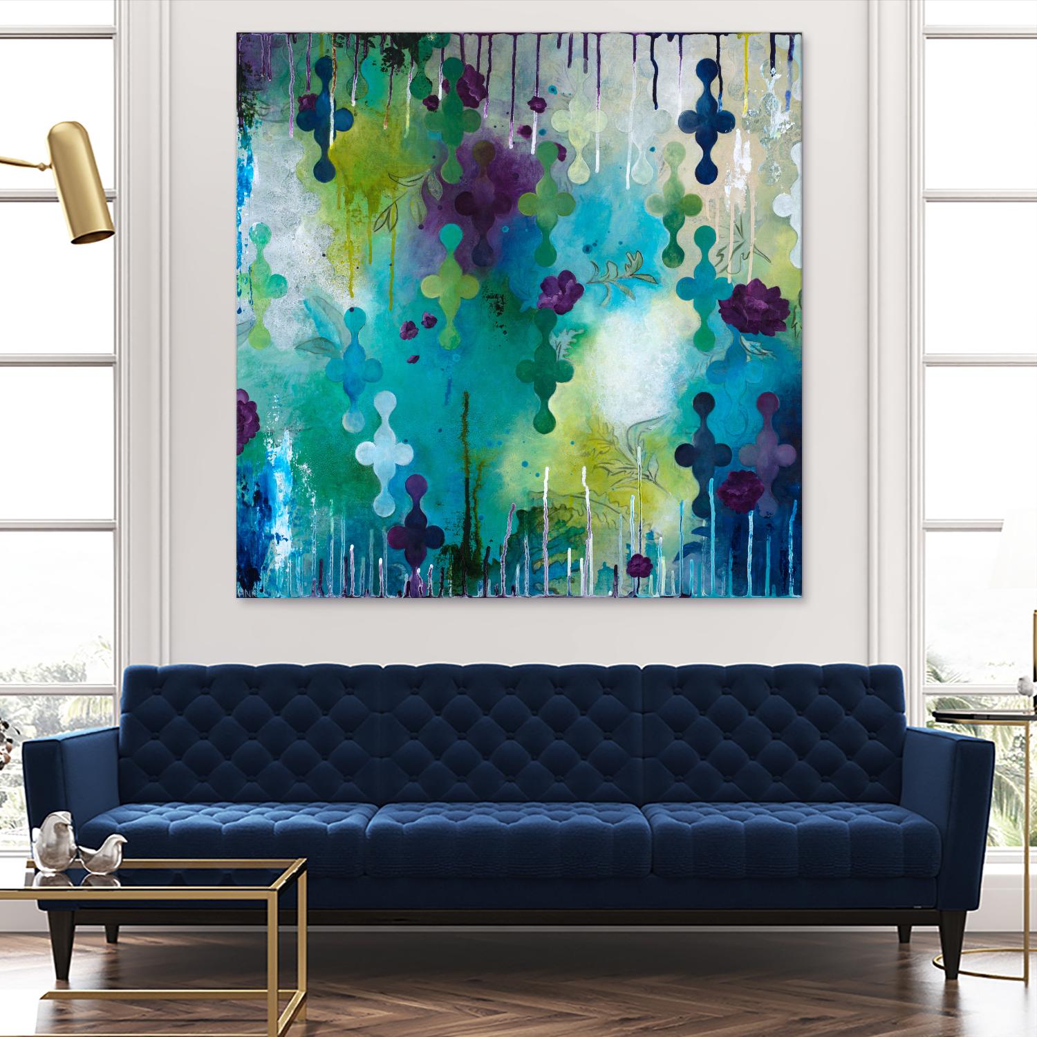 Seafoam Storm One by Heather Noel Robinson on GIANT ART - multicolor abstracts; contemporary