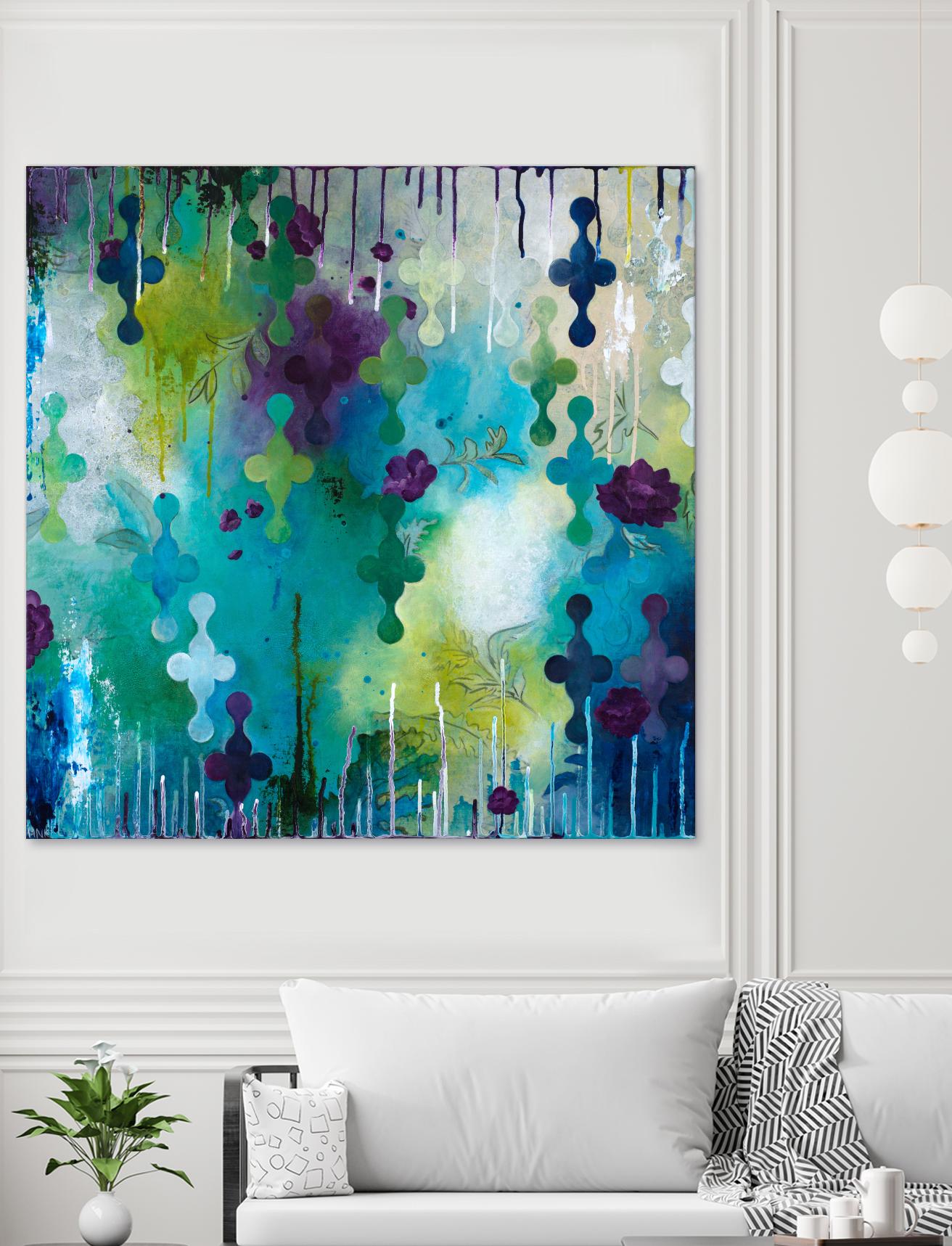 Seafoam Storm One by Heather Noel Robinson on GIANT ART - multicolor abstracts; contemporary