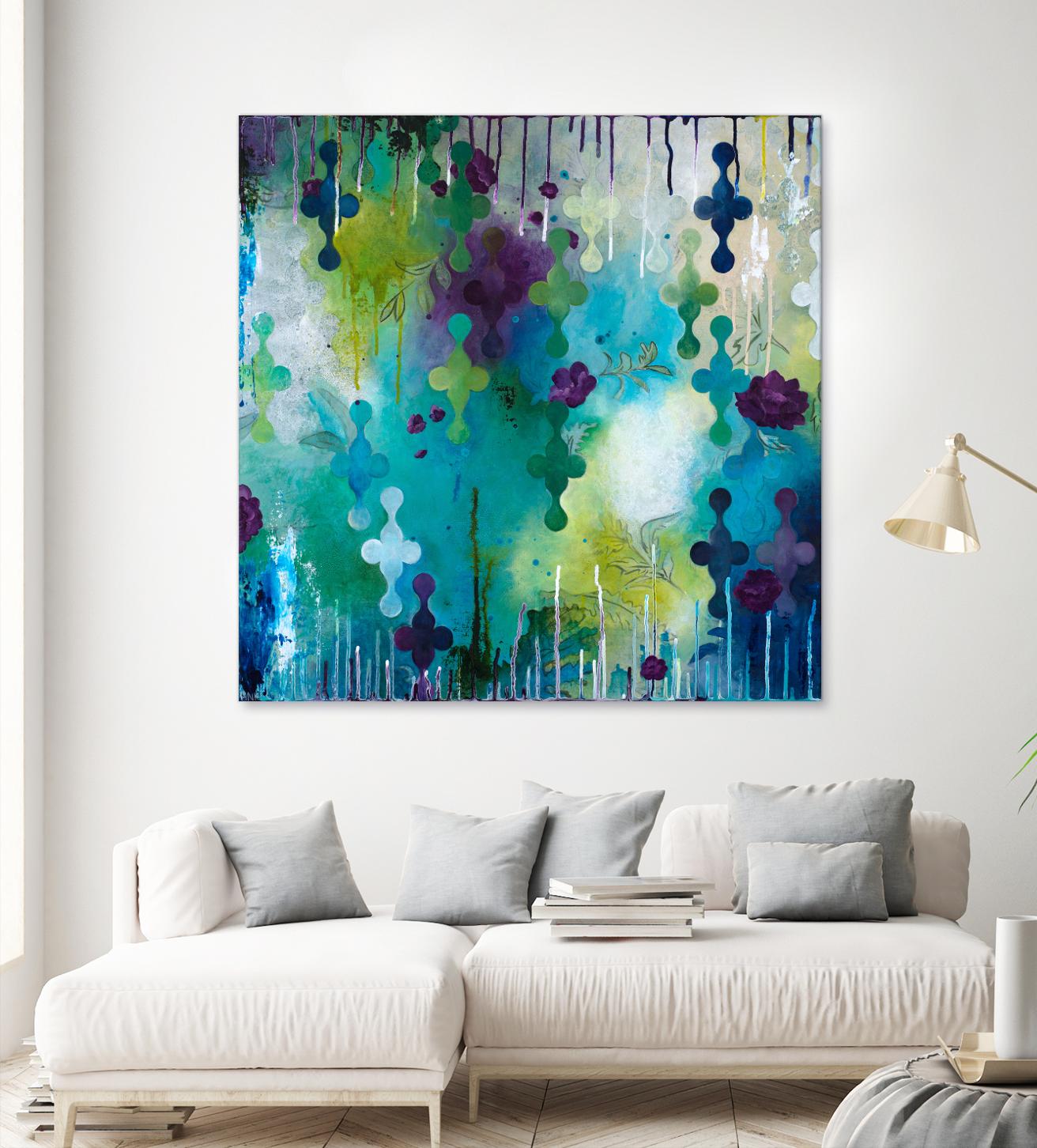 Seafoam Storm One by Heather Noel Robinson on GIANT ART - multicolor abstracts; contemporary