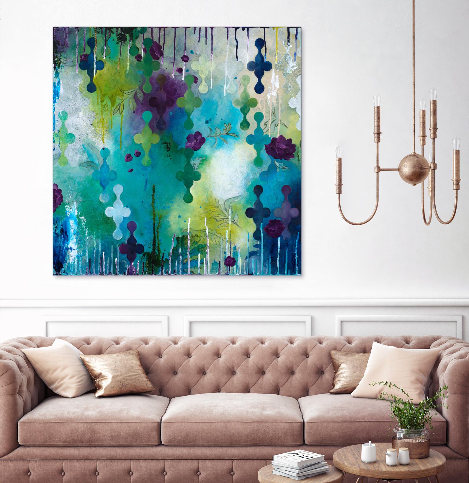 Seafoam Storm One by Heather Noel Robinson on GIANT ART - multicolor abstracts; contemporary
