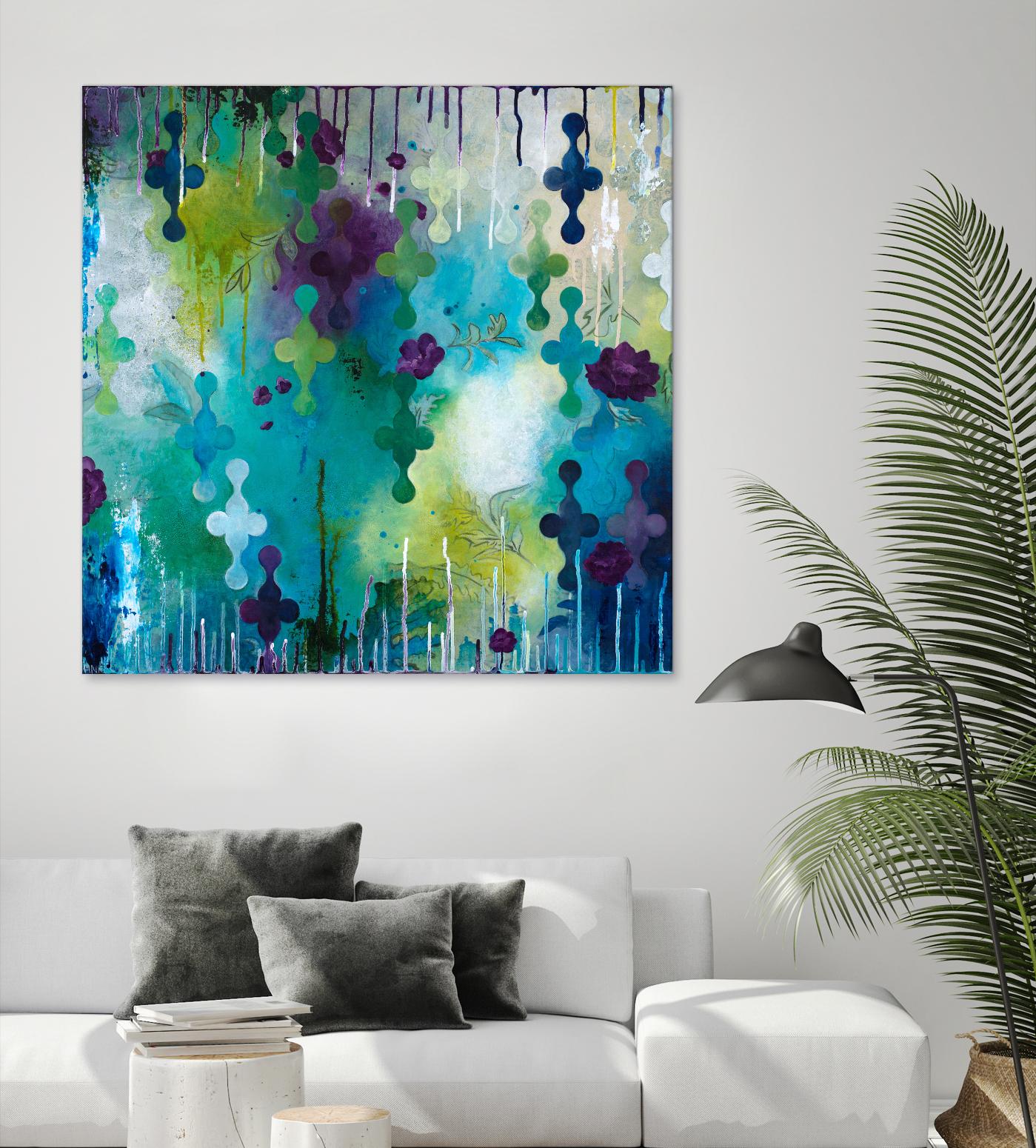 Seafoam Storm One by Heather Noel Robinson on GIANT ART - multicolor abstracts; contemporary