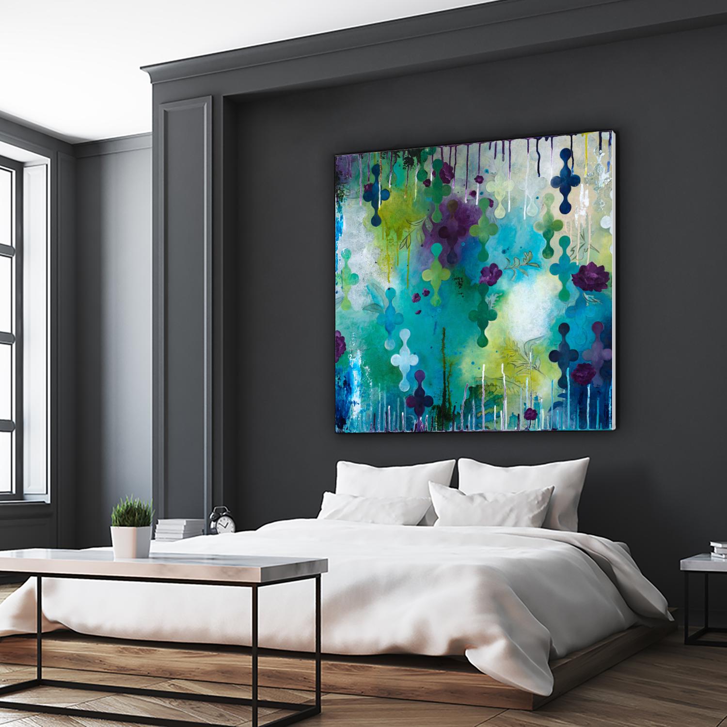 Seafoam Storm One by Heather Noel Robinson on GIANT ART - multicolor abstracts; contemporary