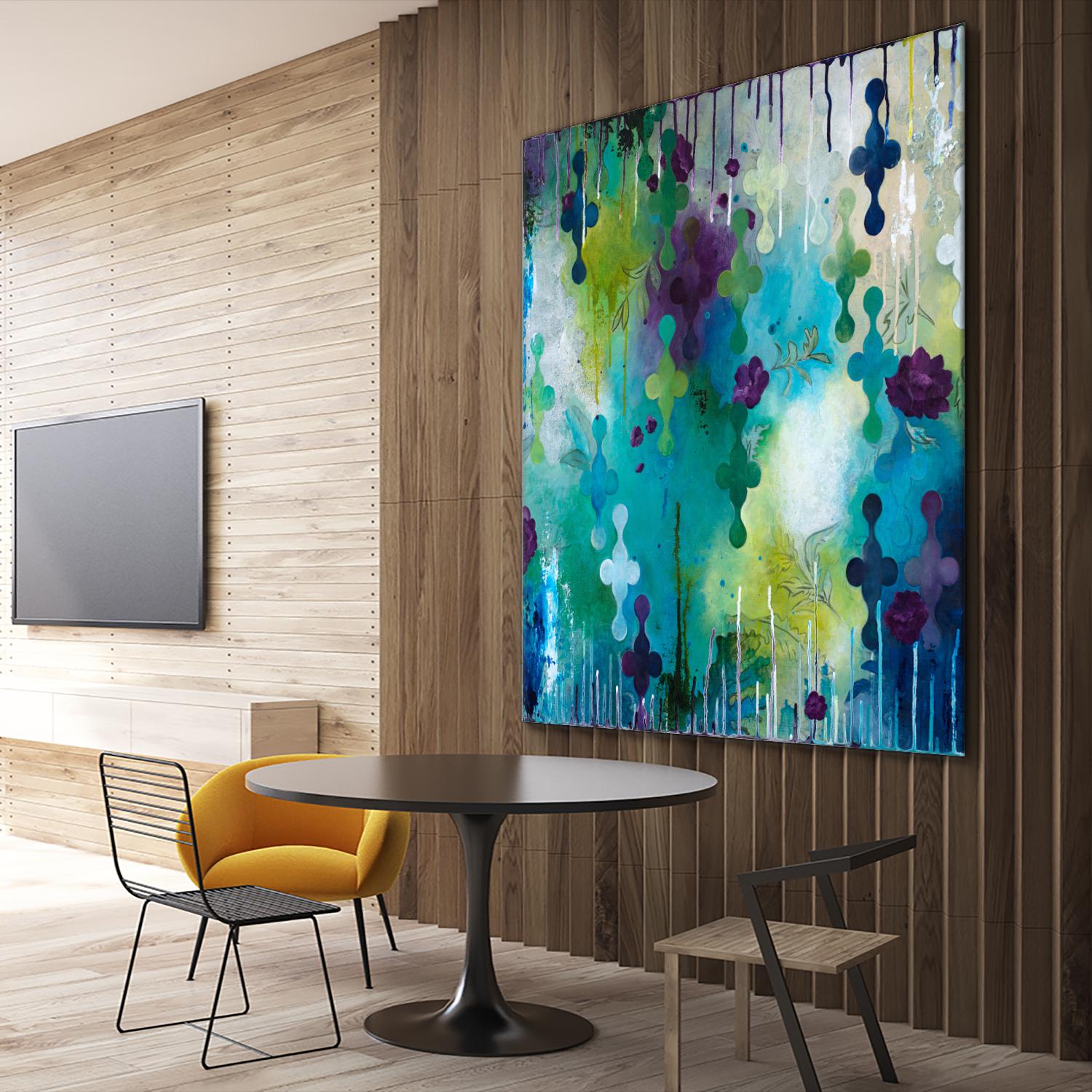 Seafoam Storm One by Heather Noel Robinson on GIANT ART - multicolor abstracts; contemporary