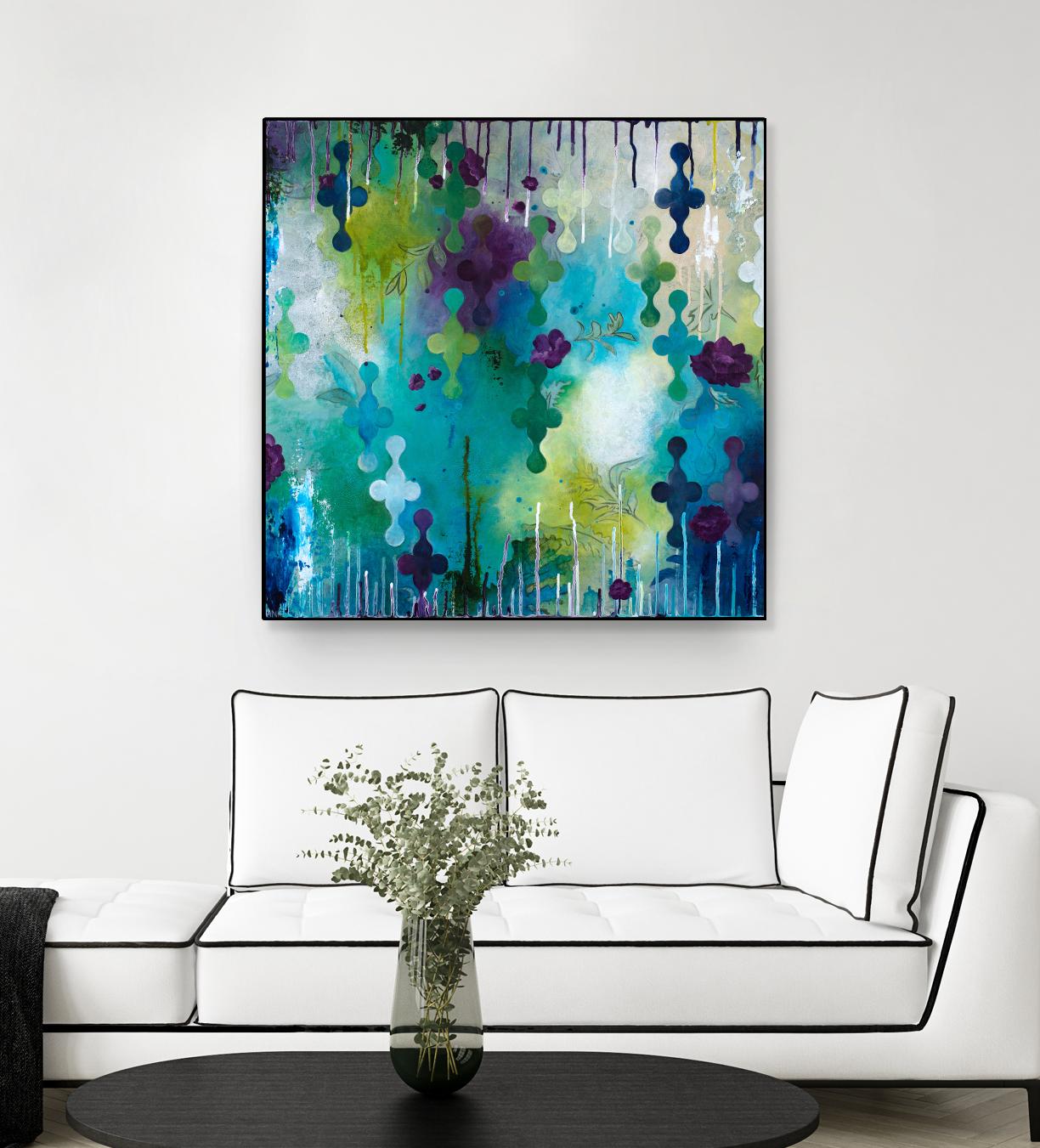 Seafoam Storm One by Heather Noel Robinson on GIANT ART - multicolor abstracts; contemporary