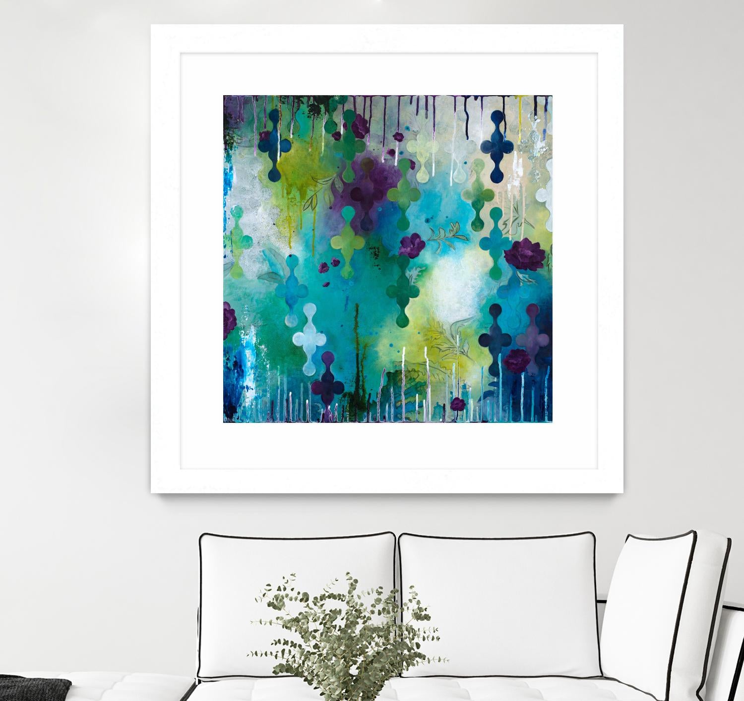 Seafoam Storm One by Heather Noel Robinson on GIANT ART - multicolor abstracts; contemporary