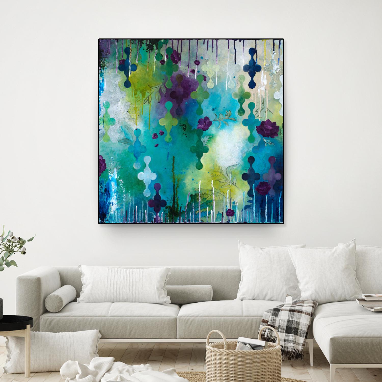 Seafoam Storm One by Heather Noel Robinson on GIANT ART - multicolor abstracts; contemporary