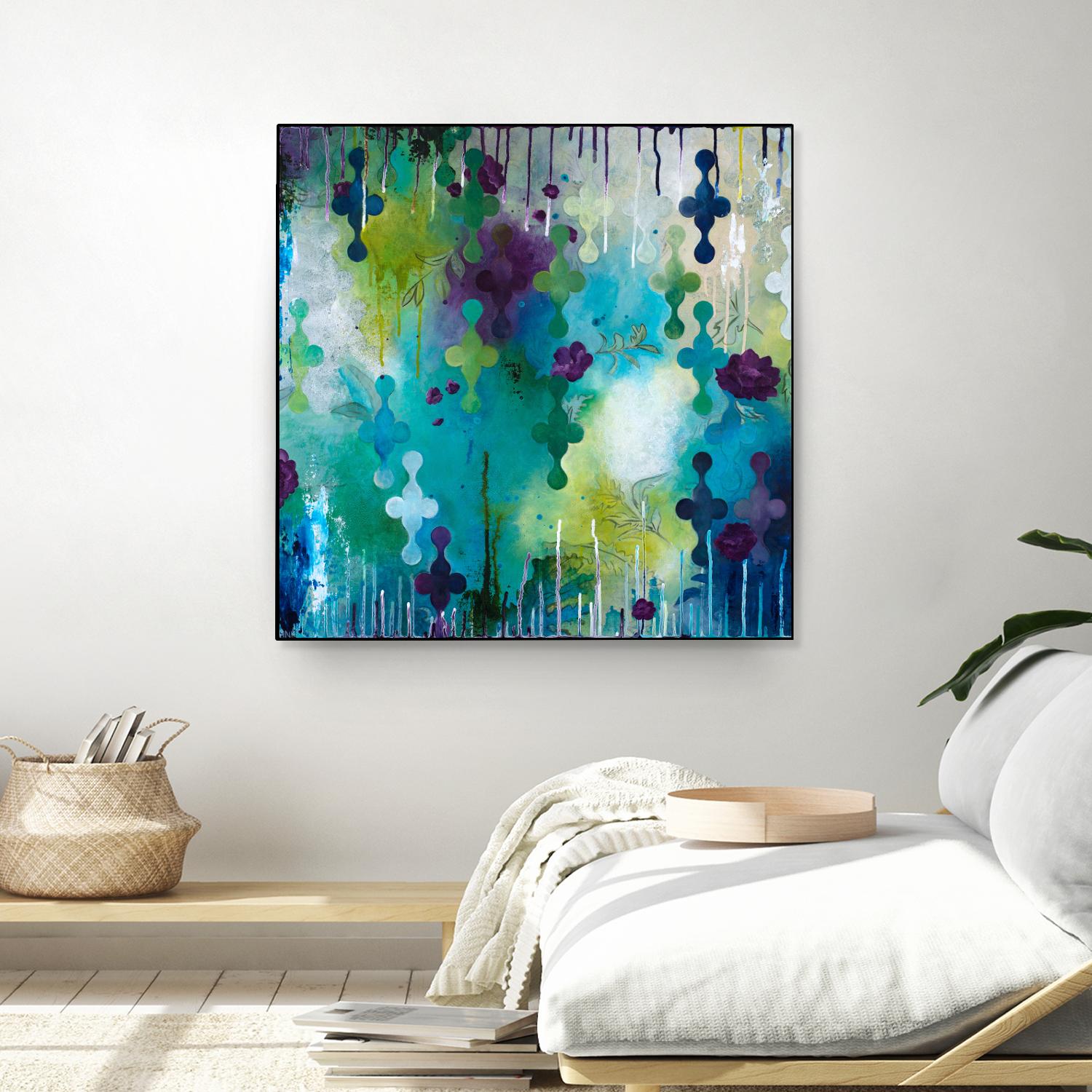 Seafoam Storm One by Heather Noel Robinson on GIANT ART - multicolor abstracts; contemporary