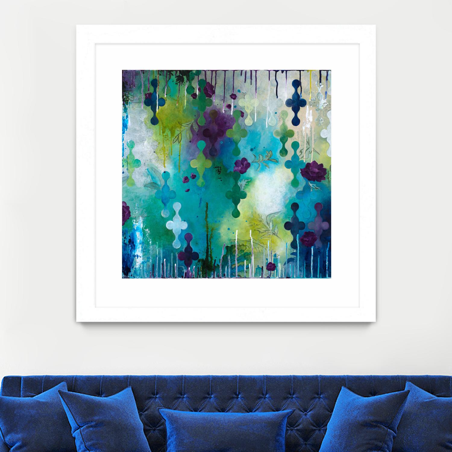 Seafoam Storm One by Heather Noel Robinson on GIANT ART - multicolor abstracts; contemporary