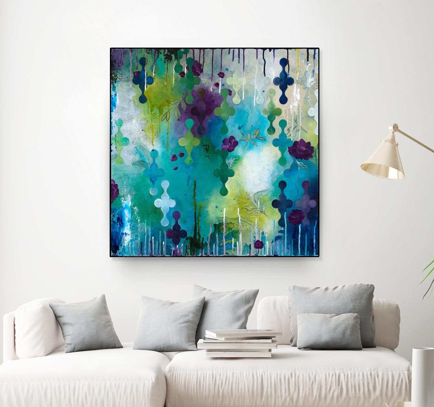 Seafoam Storm One by Heather Noel Robinson on GIANT ART - multicolor abstracts; contemporary