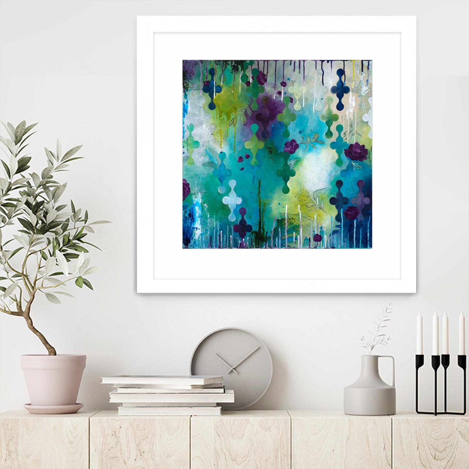 Seafoam Storm One by Heather Noel Robinson on GIANT ART - multicolor abstracts; contemporary