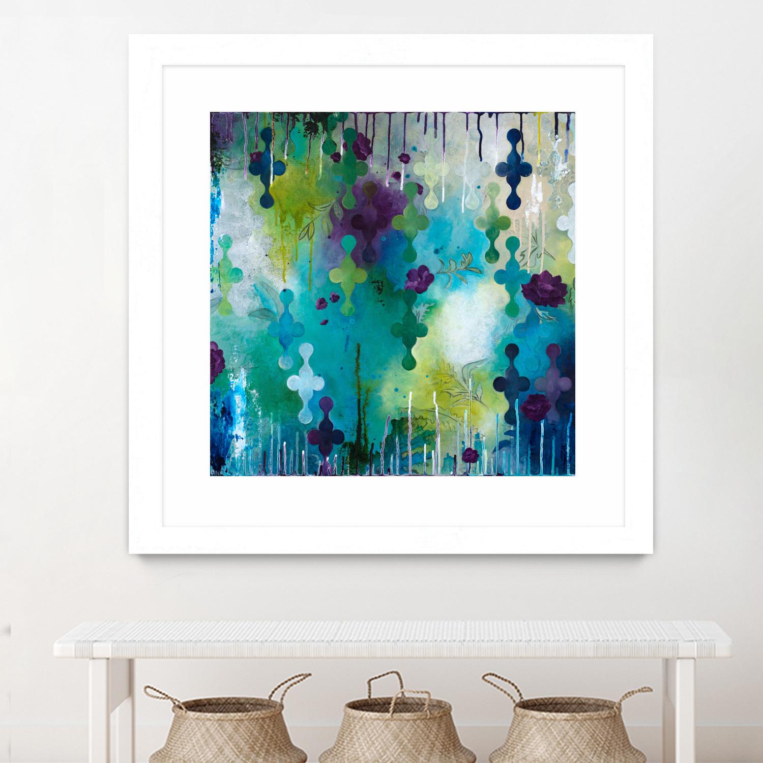 Seafoam Storm One by Heather Noel Robinson on GIANT ART - multicolor abstracts; contemporary