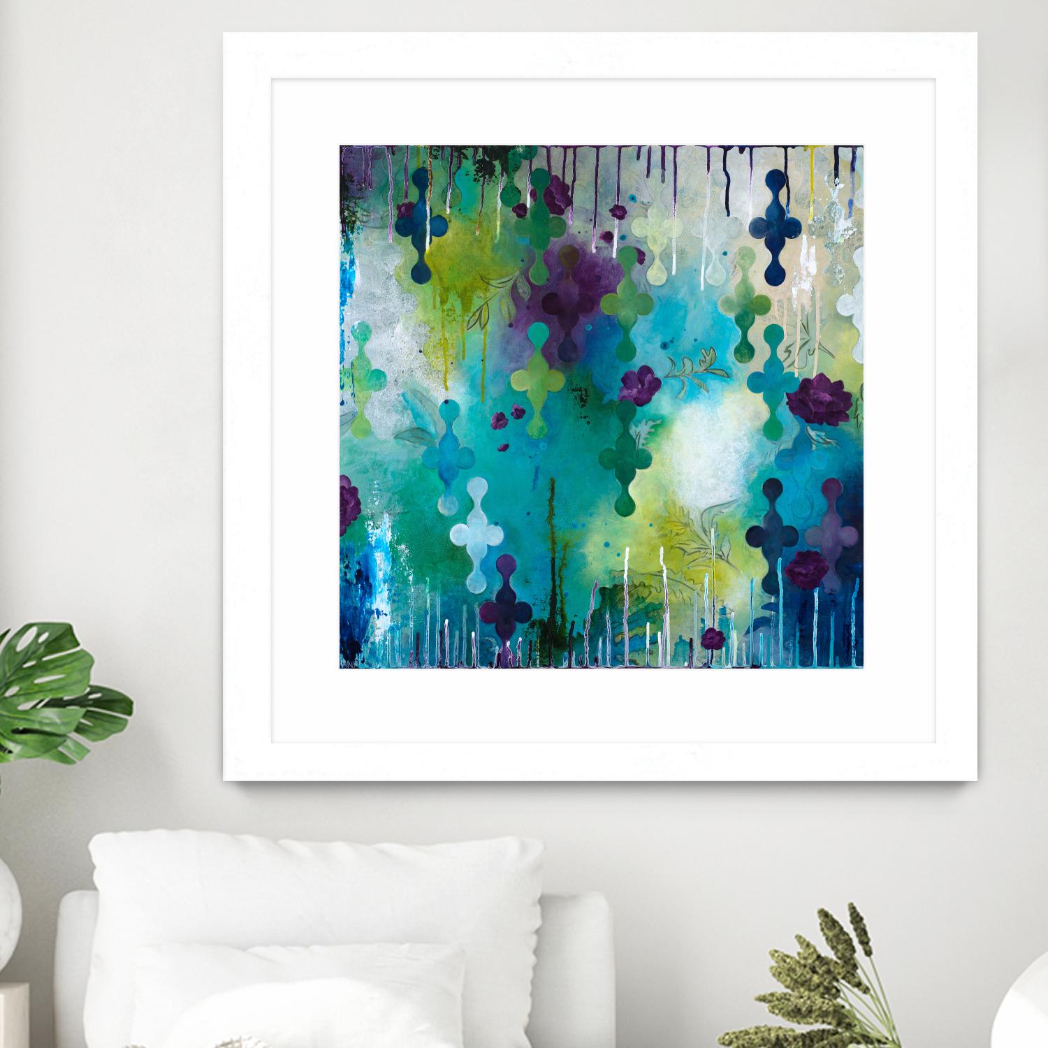 Seafoam Storm One by Heather Noel Robinson on GIANT ART - multicolor abstracts; contemporary