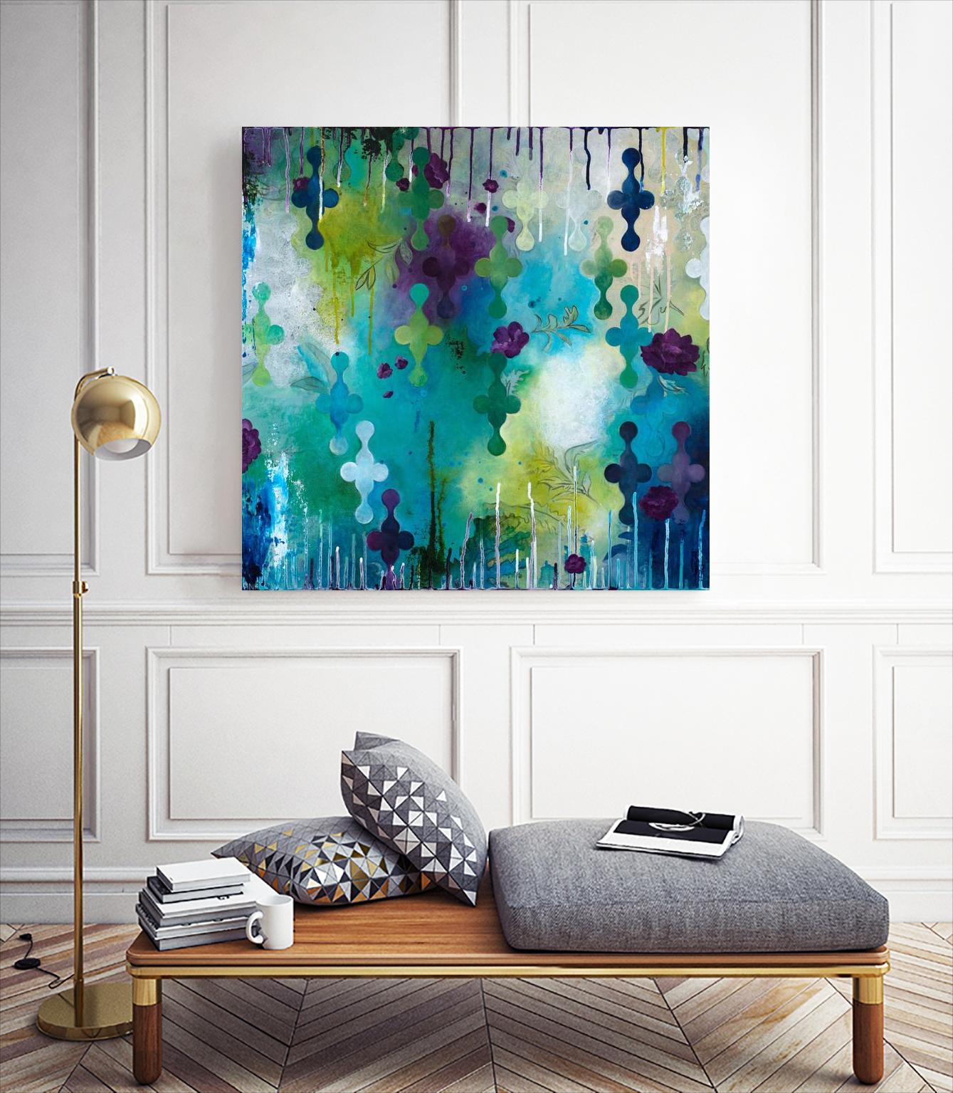 Seafoam Storm One by Heather Noel Robinson on GIANT ART - multicolor abstracts; contemporary