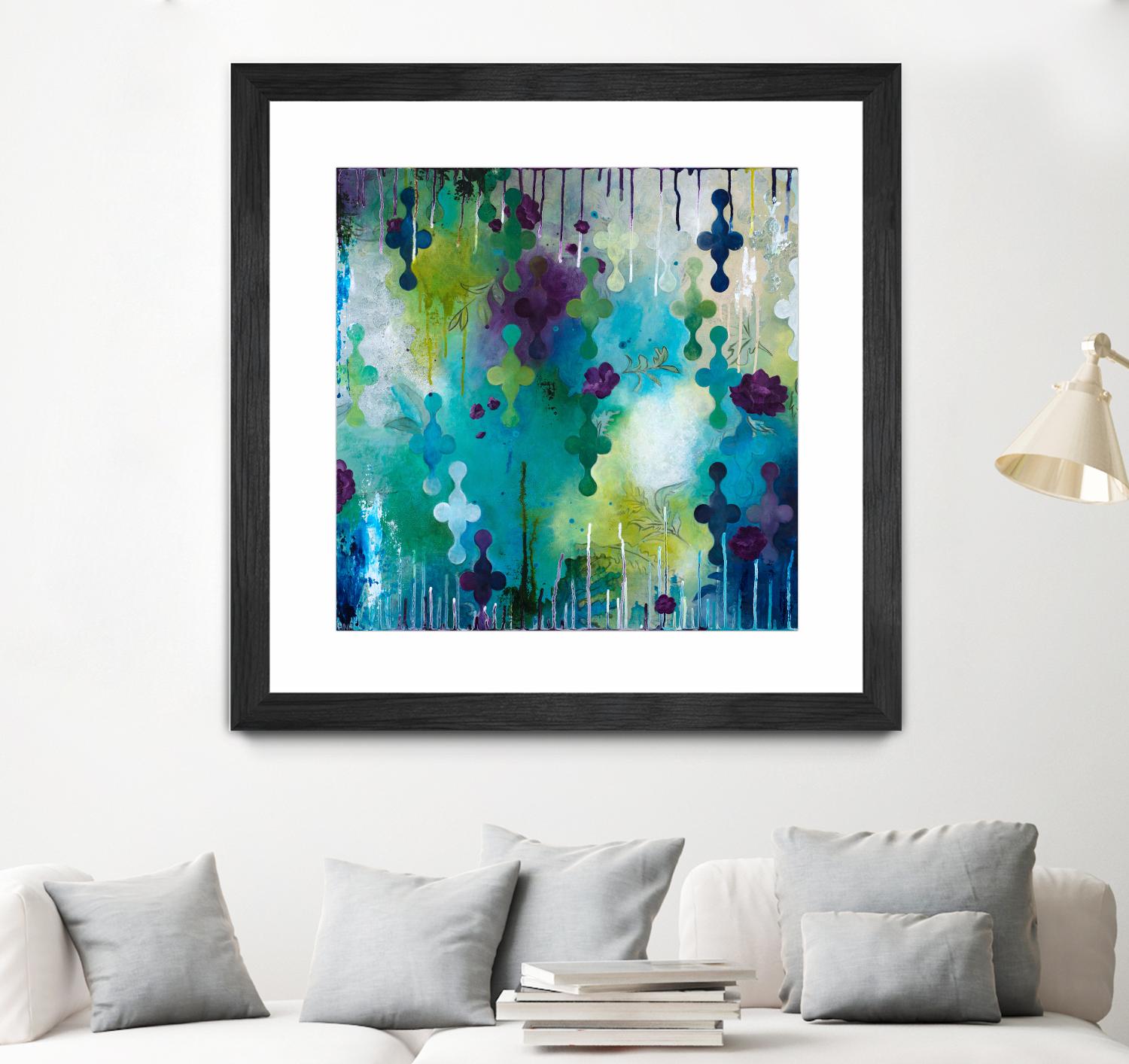 Seafoam Storm One by Heather Noel Robinson on GIANT ART - multicolor abstracts; contemporary