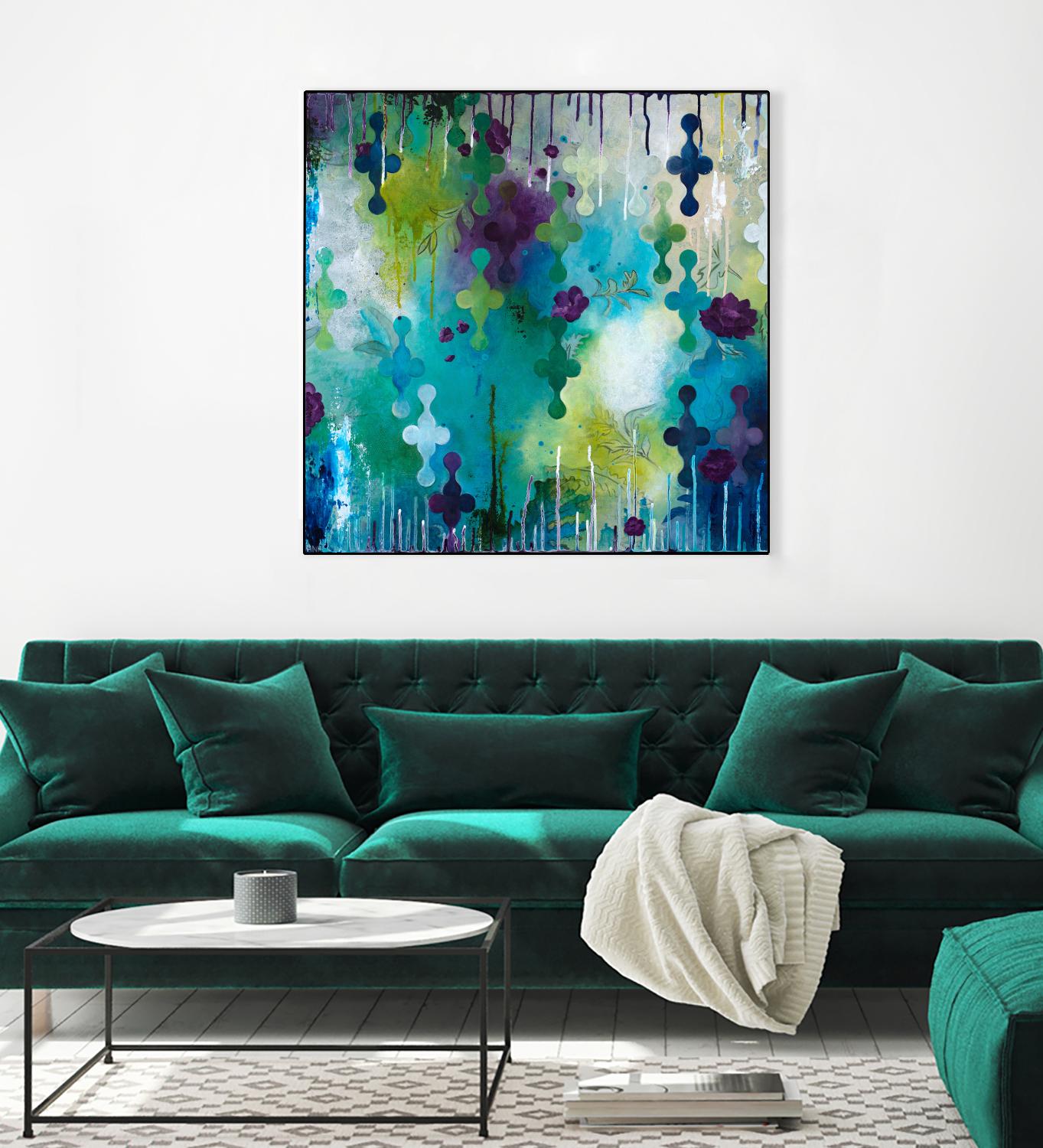 Seafoam Storm One by Heather Noel Robinson on GIANT ART - multicolor abstracts; contemporary