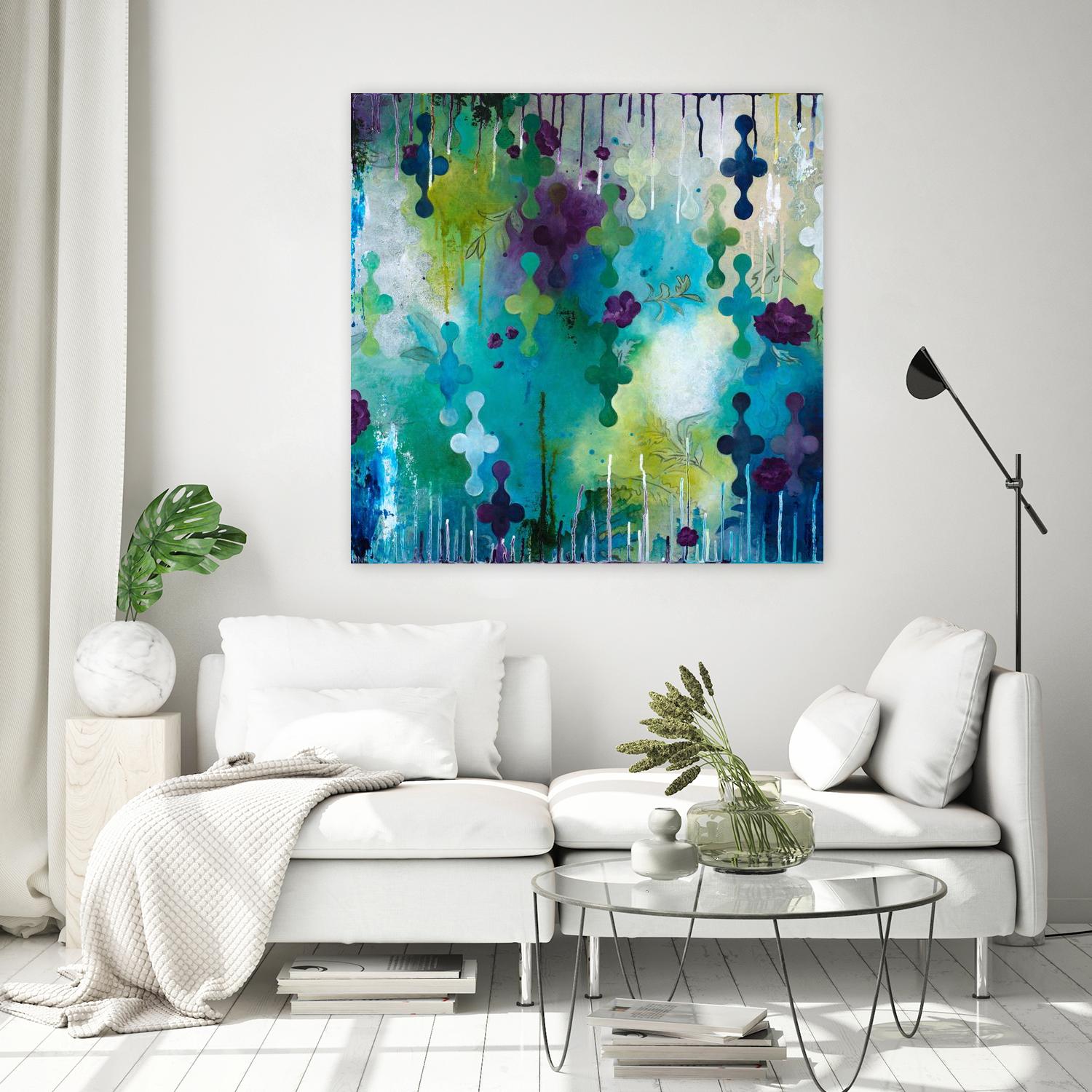 Seafoam Storm One by Heather Noel Robinson on GIANT ART - multicolor abstracts; contemporary