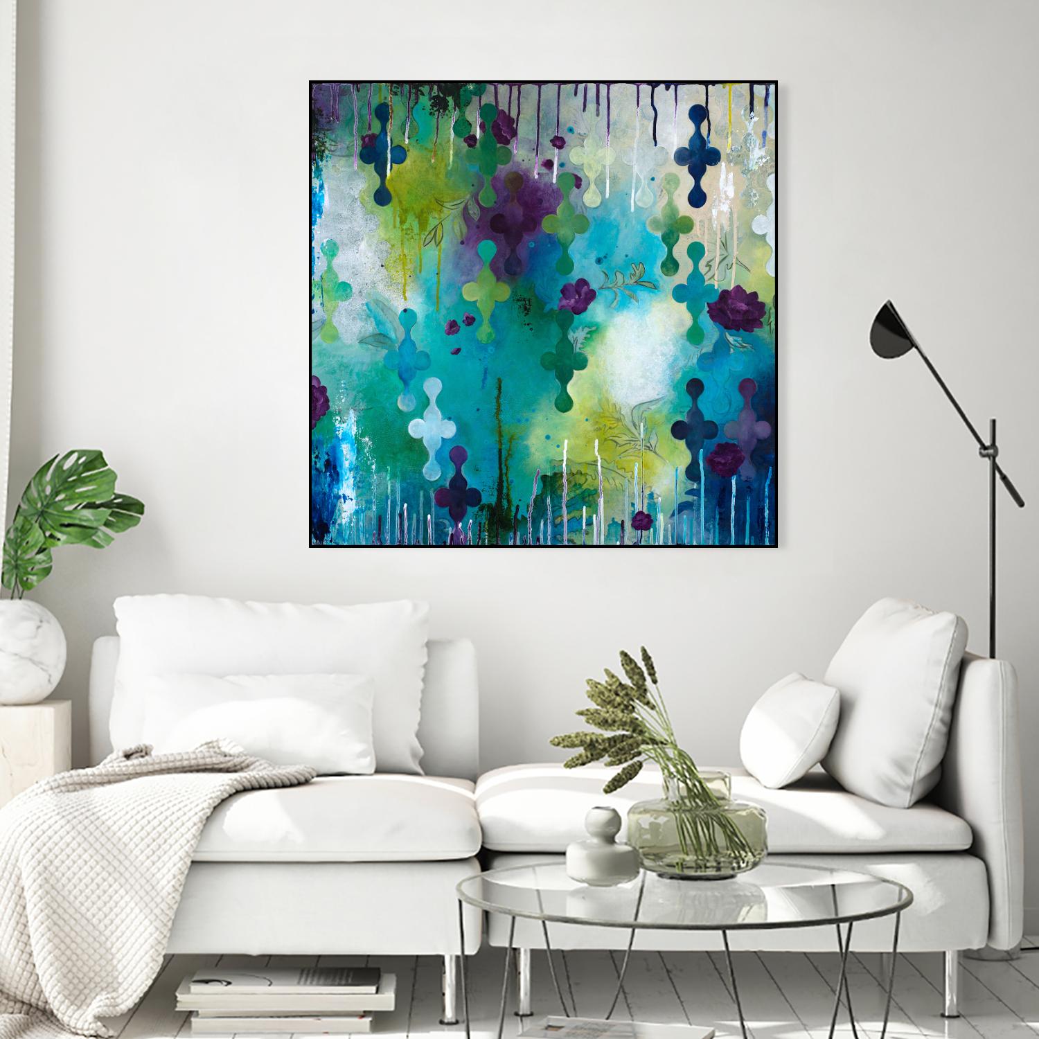 Seafoam Storm One by Heather Noel Robinson on GIANT ART - multicolor abstracts; contemporary