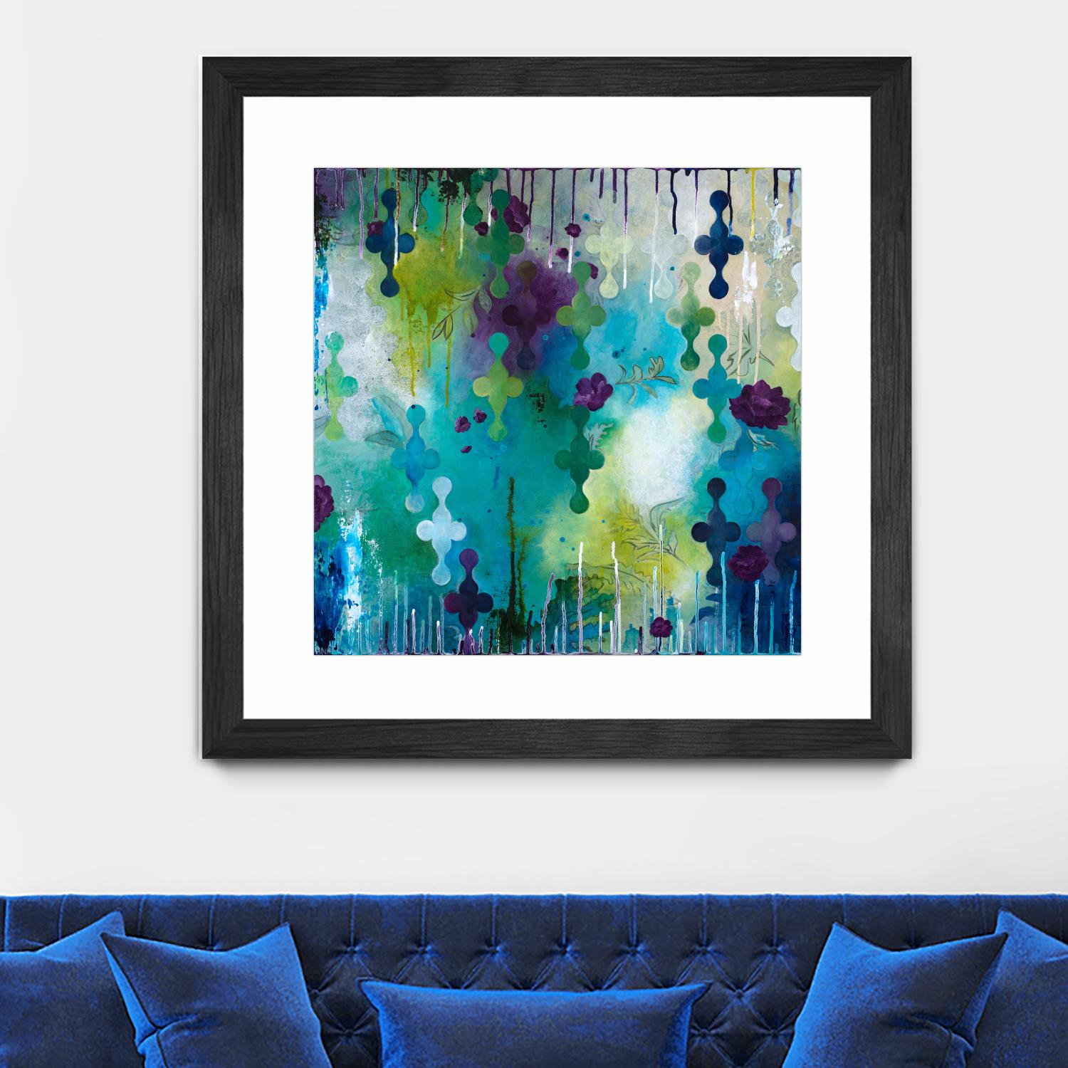 Seafoam Storm One by Heather Noel Robinson on GIANT ART - multicolor abstracts; contemporary