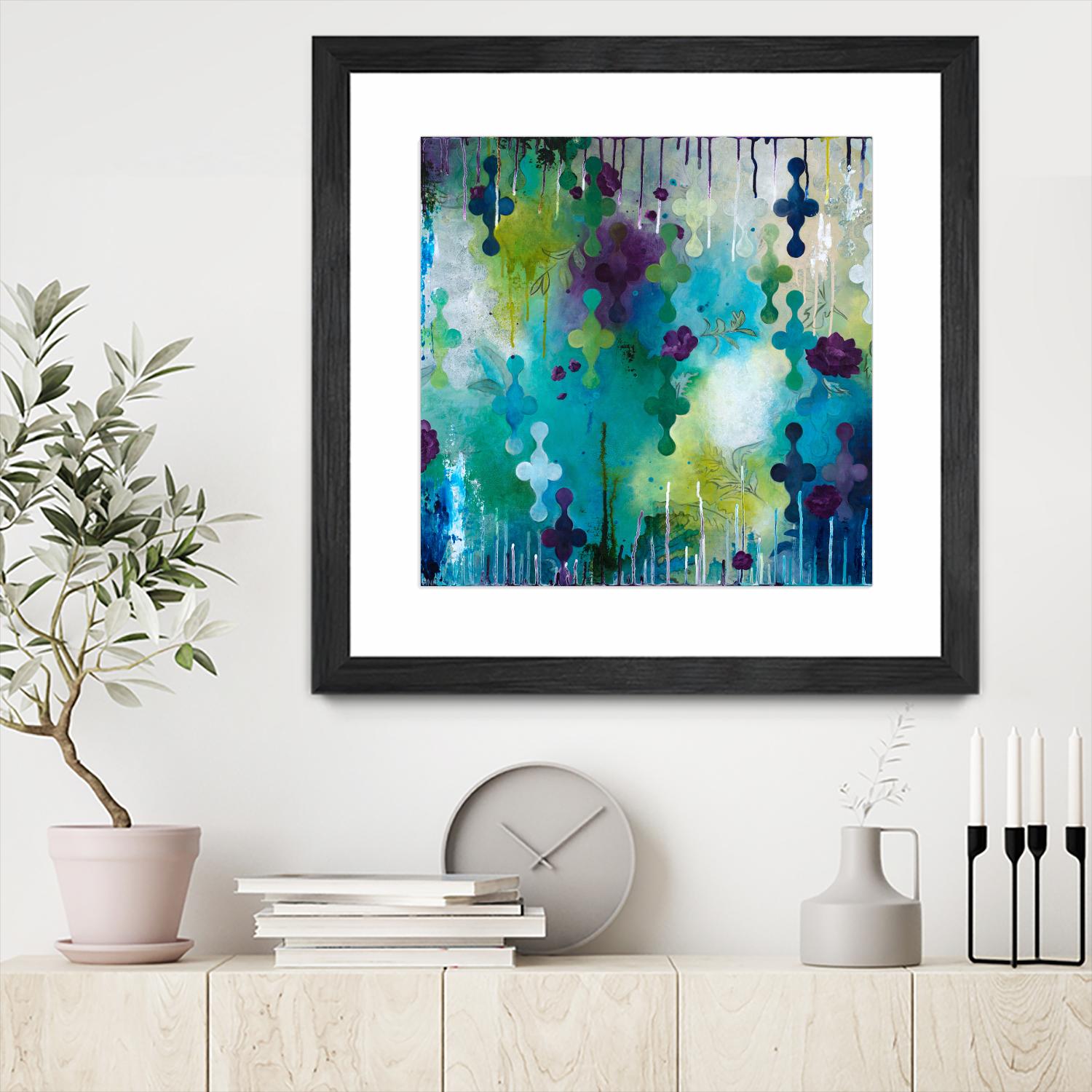 Seafoam Storm One by Heather Noel Robinson on GIANT ART - multicolor abstracts; contemporary