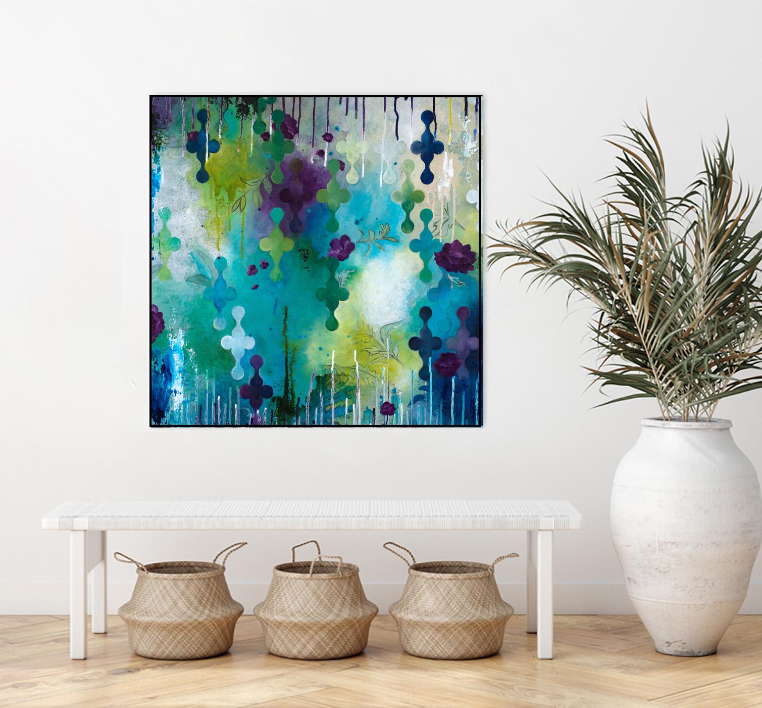 Seafoam Storm One by Heather Noel Robinson on GIANT ART - multicolor abstracts; contemporary