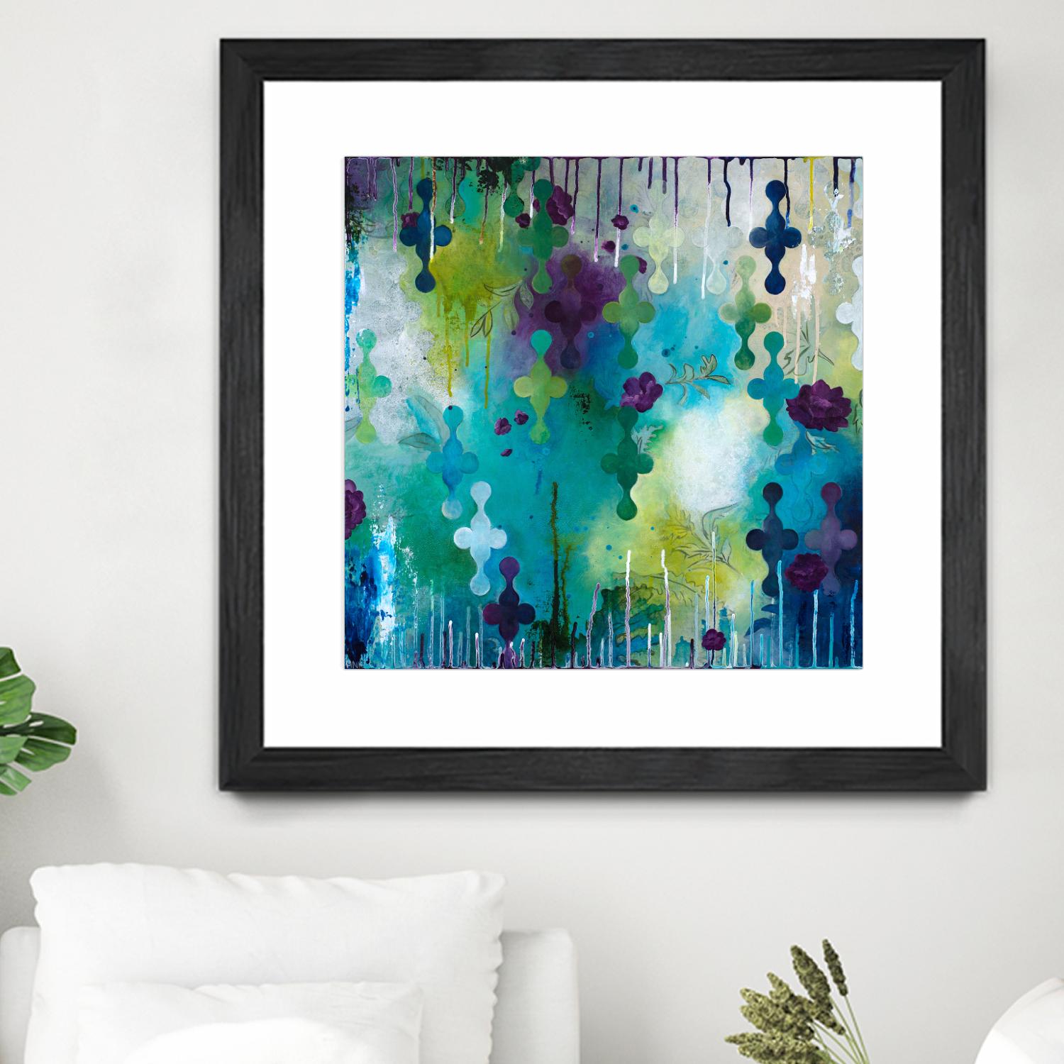 Seafoam Storm One by Heather Noel Robinson on GIANT ART - multicolor abstracts; contemporary