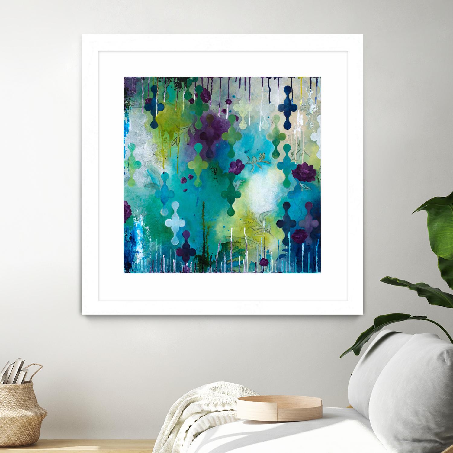 Seafoam Storm One by Heather Noel Robinson on GIANT ART - multicolor abstracts; contemporary
