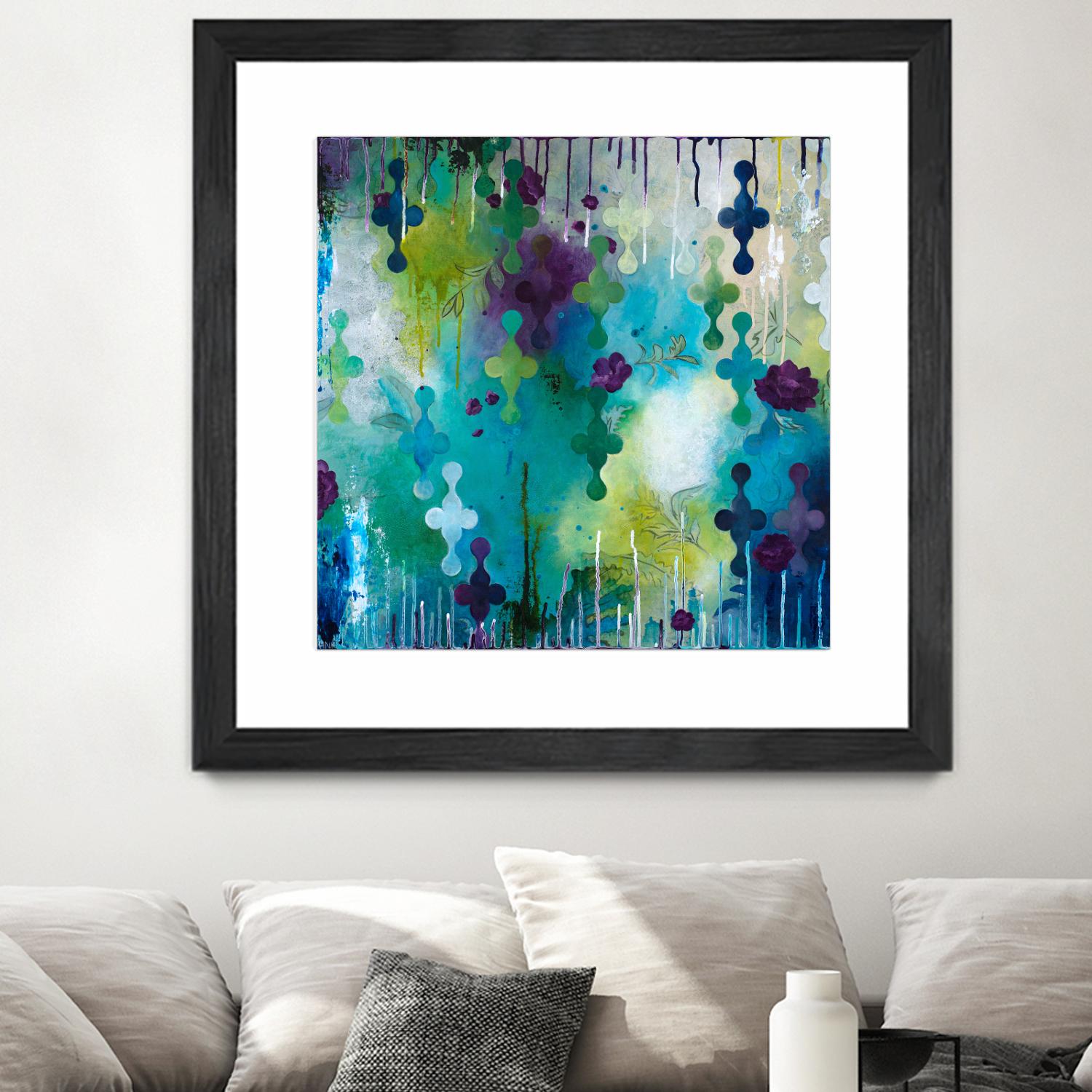 Seafoam Storm One by Heather Noel Robinson on GIANT ART - multicolor abstracts; contemporary
