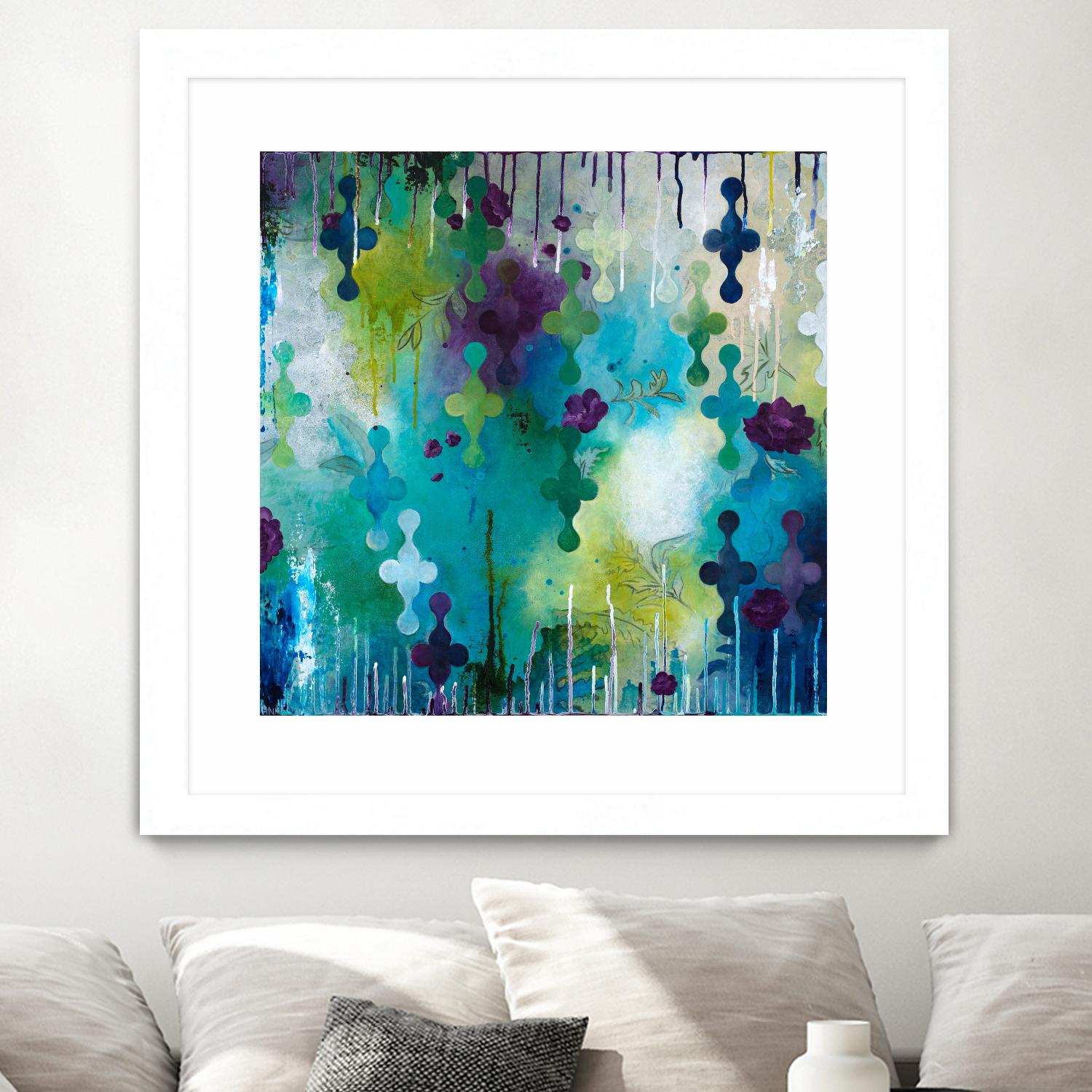 Seafoam Storm One by Heather Noel Robinson on GIANT ART - multicolor abstracts; contemporary