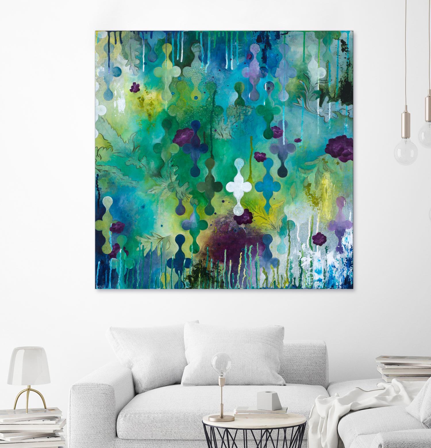 Seafoam Storm Two by Heather Noel Robinson on GIANT ART - multicolor abstracts; contemporary