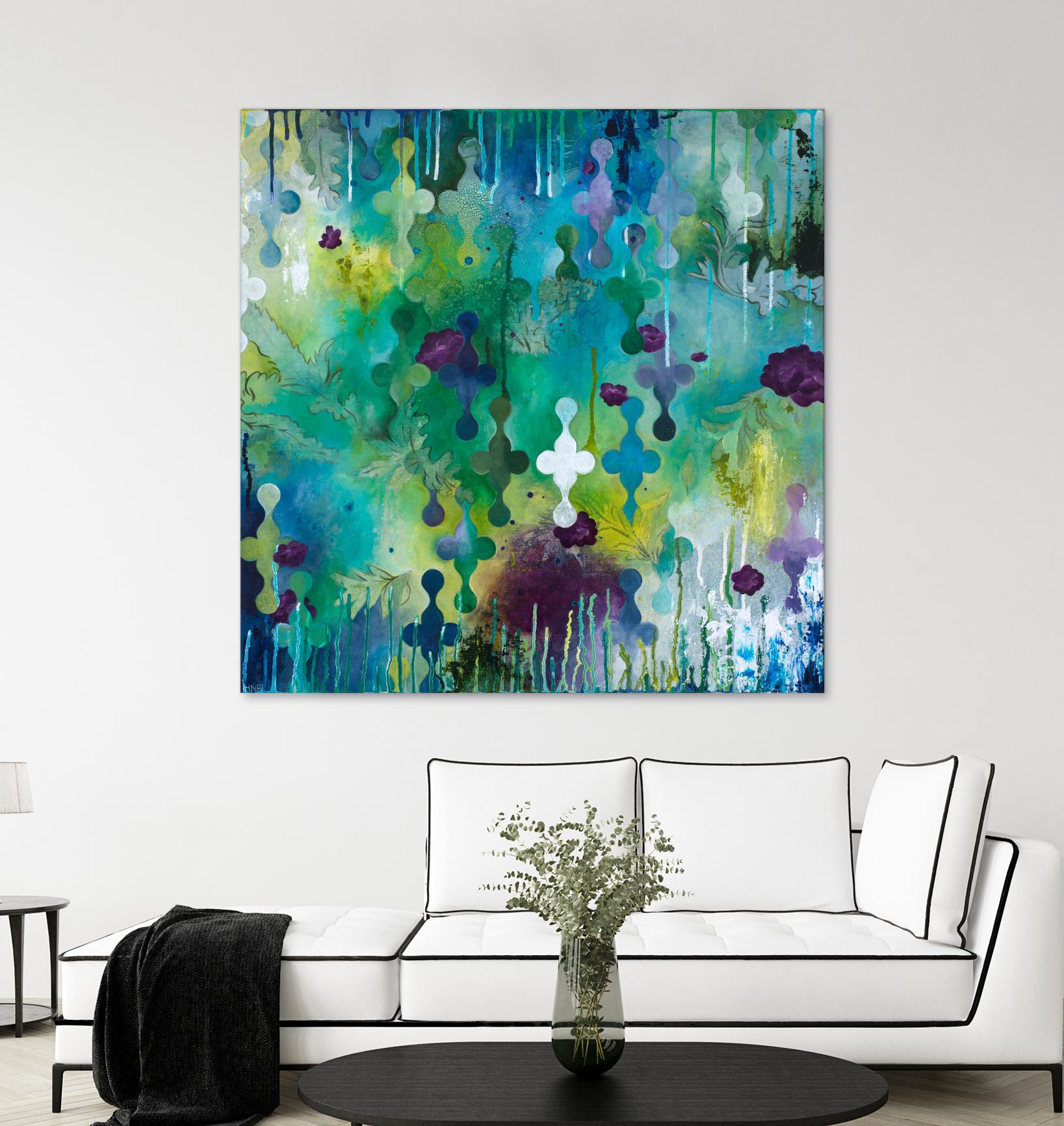 Seafoam Storm Two by Heather Noel Robinson on GIANT ART - multicolor abstracts; contemporary