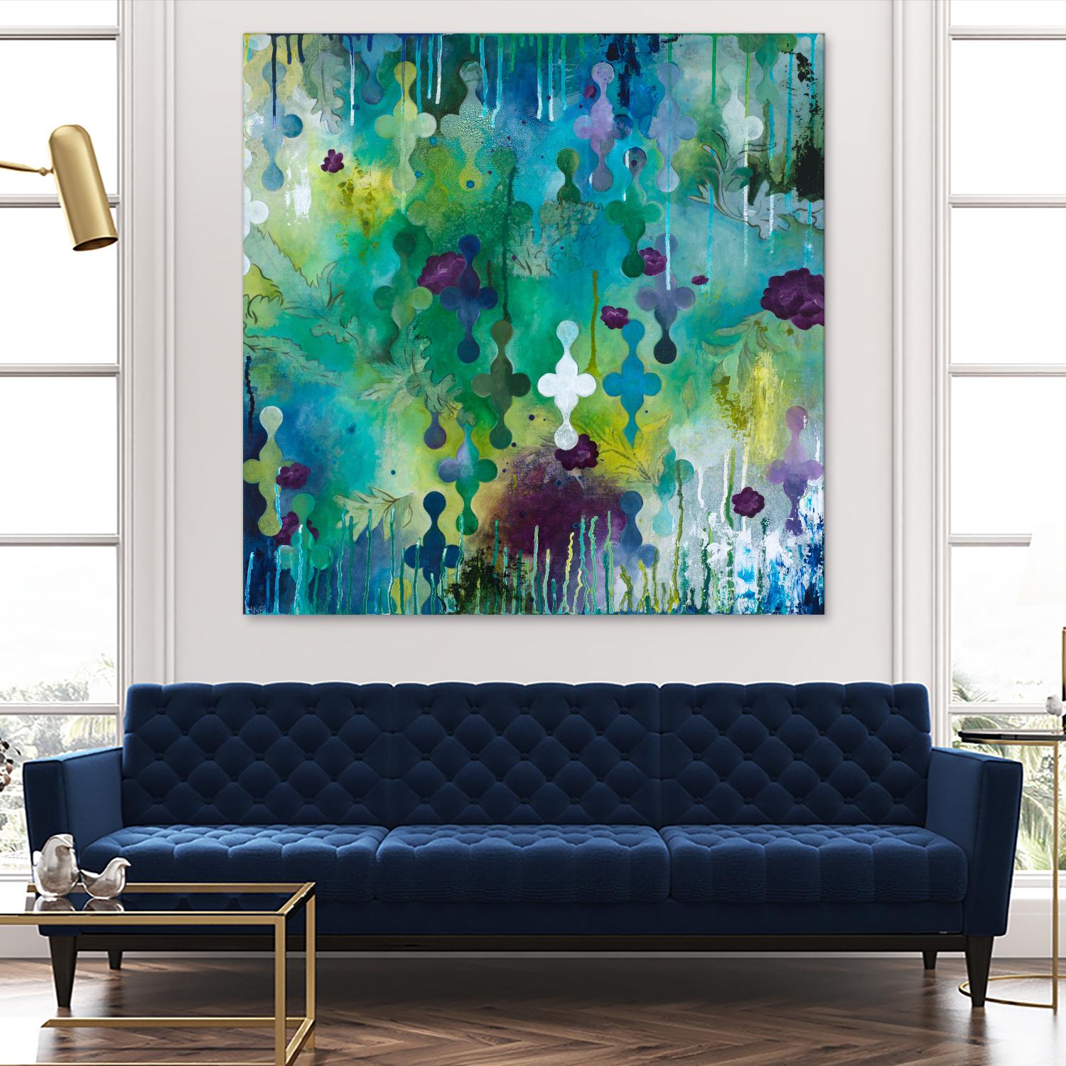 Seafoam Storm Two by Heather Noel Robinson on GIANT ART - multicolor abstracts; contemporary