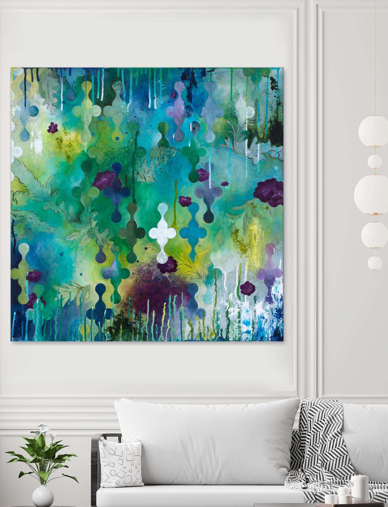 Seafoam Storm Two by Heather Noel Robinson on GIANT ART - multicolor abstracts; contemporary