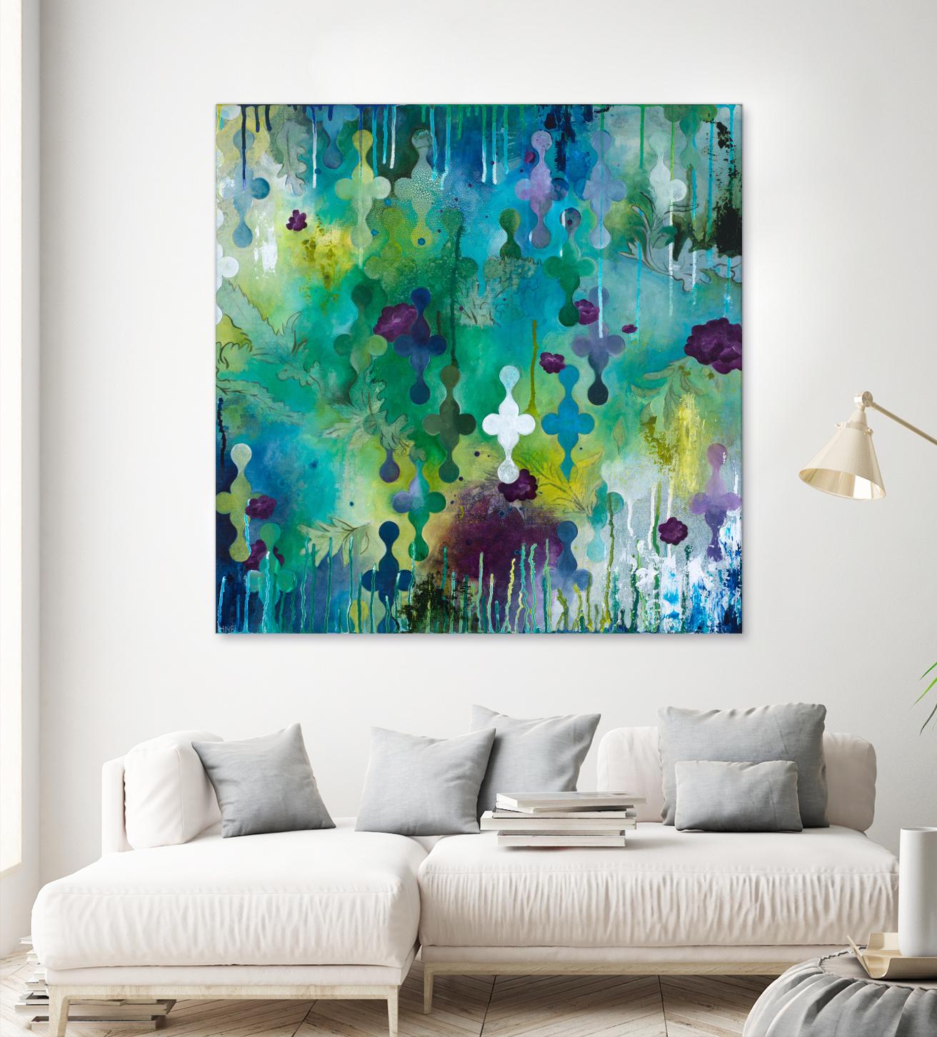 Seafoam Storm Two by Heather Noel Robinson on GIANT ART - multicolor abstracts; contemporary