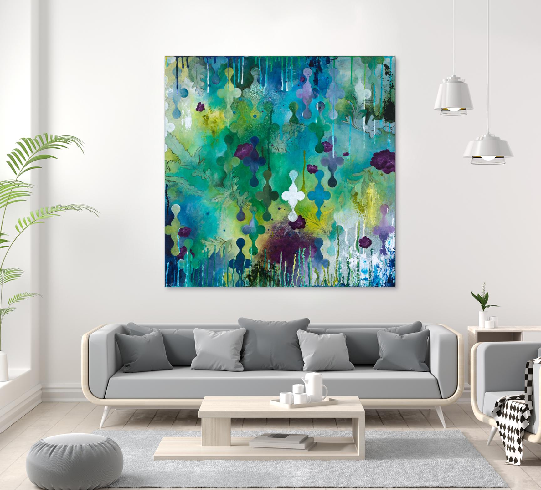 Seafoam Storm Two by Heather Noel Robinson on GIANT ART - multicolor abstracts; contemporary