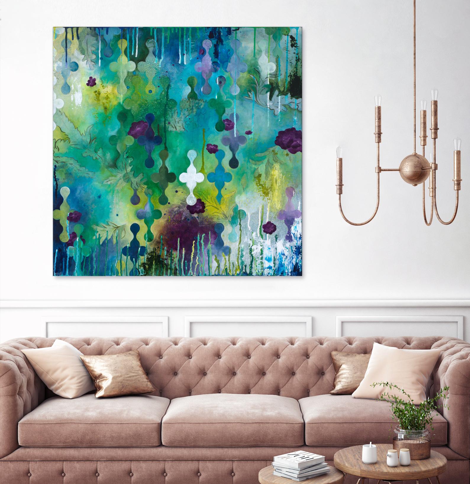 Seafoam Storm Two by Heather Noel Robinson on GIANT ART - multicolor abstracts; contemporary