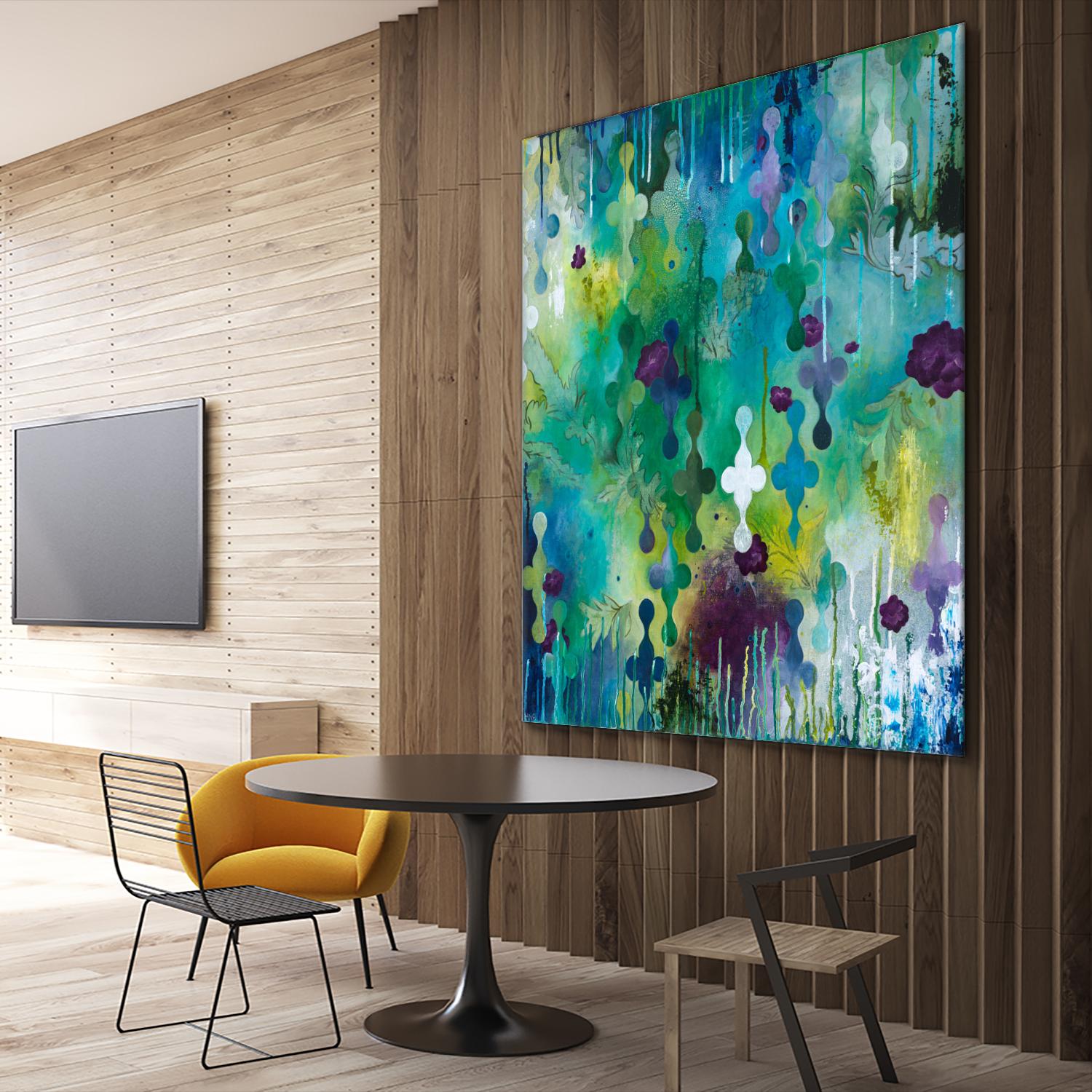 Seafoam Storm Two by Heather Noel Robinson on GIANT ART - multicolor abstracts; contemporary