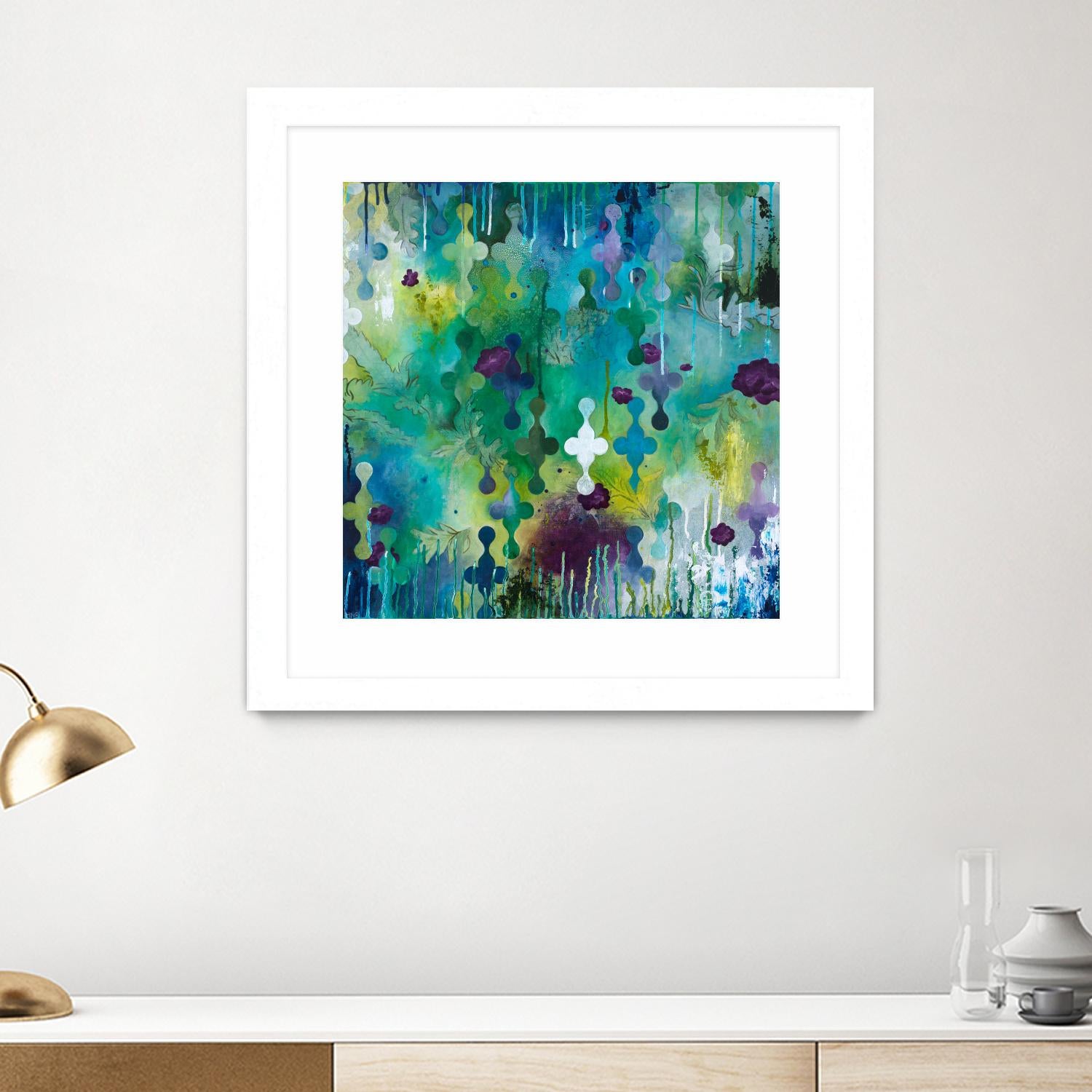 Seafoam Storm Two by Heather Noel Robinson on GIANT ART - multicolor abstracts; contemporary