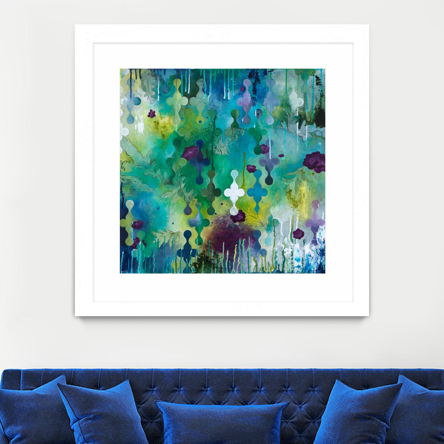 Seafoam Storm Two by Heather Noel Robinson on GIANT ART - multicolor abstracts; contemporary