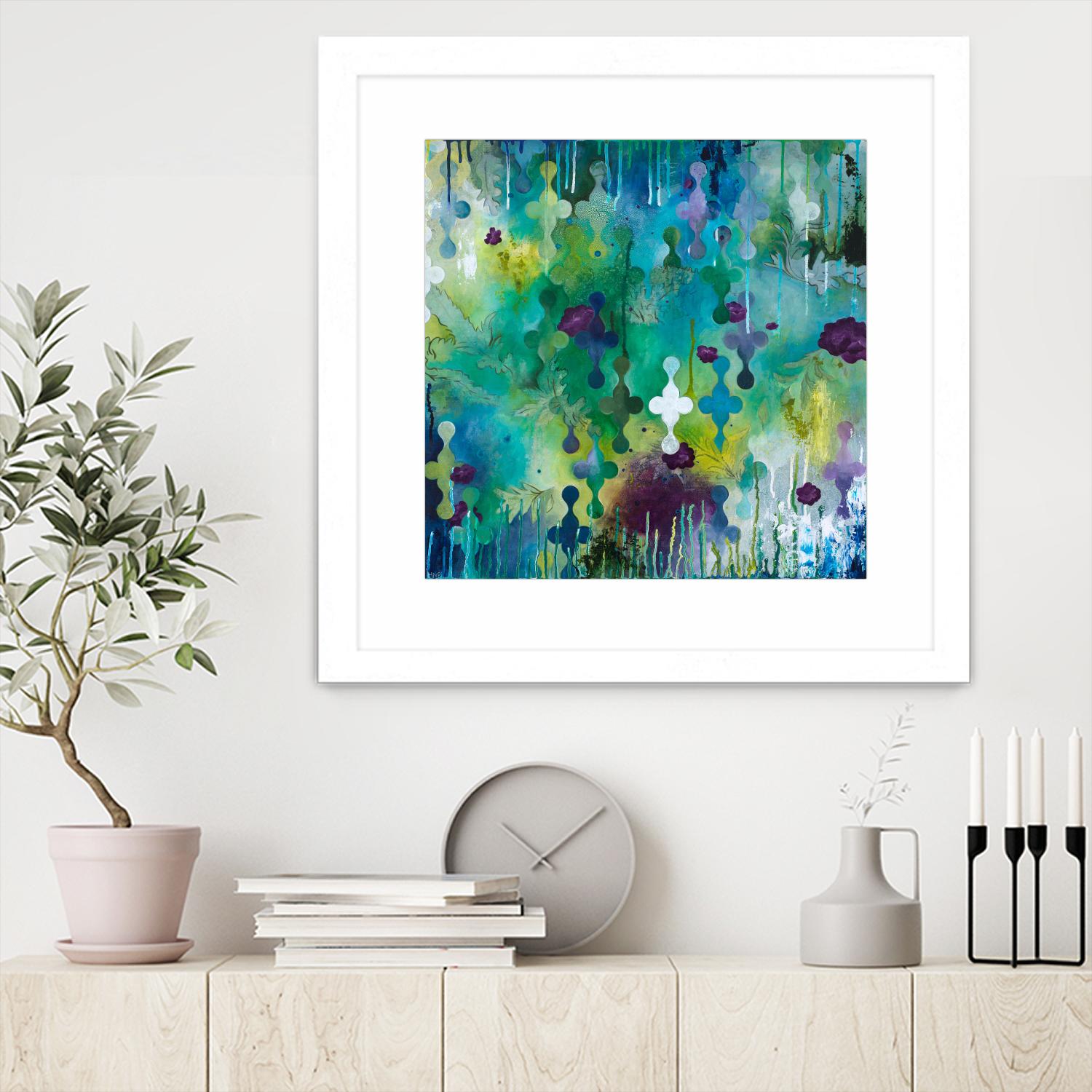 Seafoam Storm Two by Heather Noel Robinson on GIANT ART - multicolor abstracts; contemporary