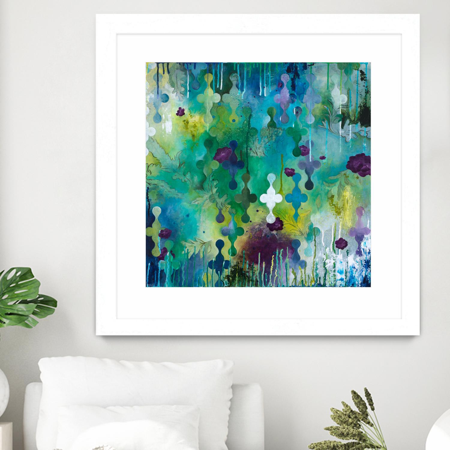 Seafoam Storm Two by Heather Noel Robinson on GIANT ART - multicolor abstracts; contemporary