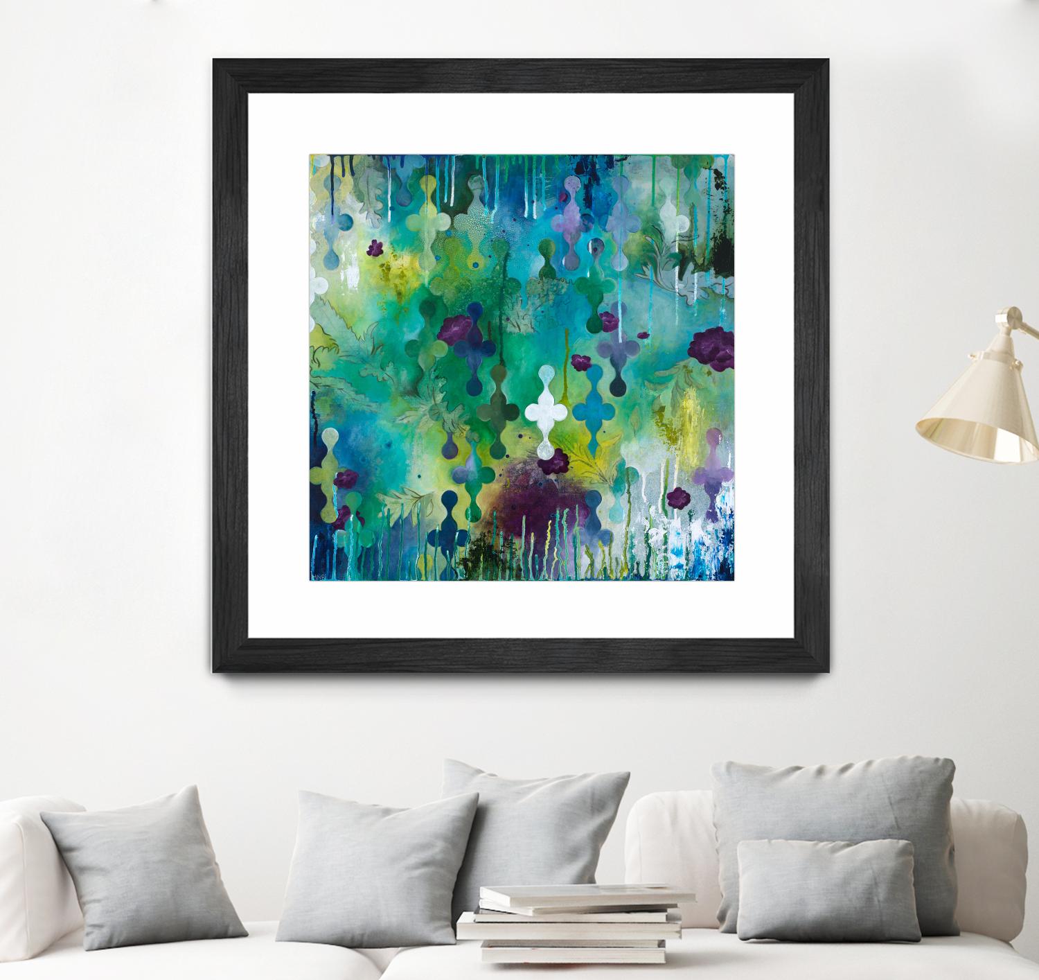 Seafoam Storm Two by Heather Noel Robinson on GIANT ART - multicolor abstracts; contemporary